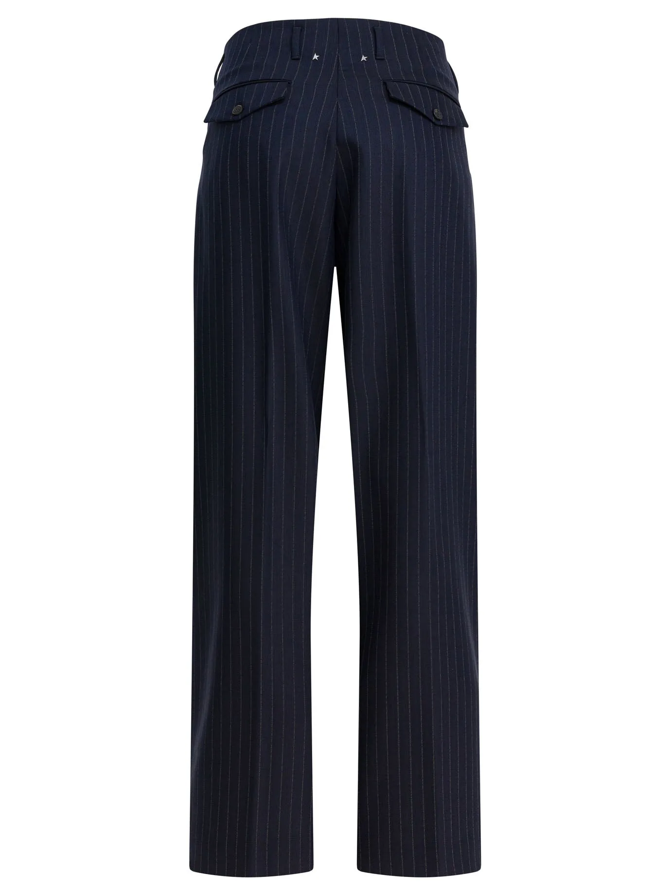 Wool Gabardine Pants Trousers Blue sold by Wanan Luxury product image thumbnail 2
