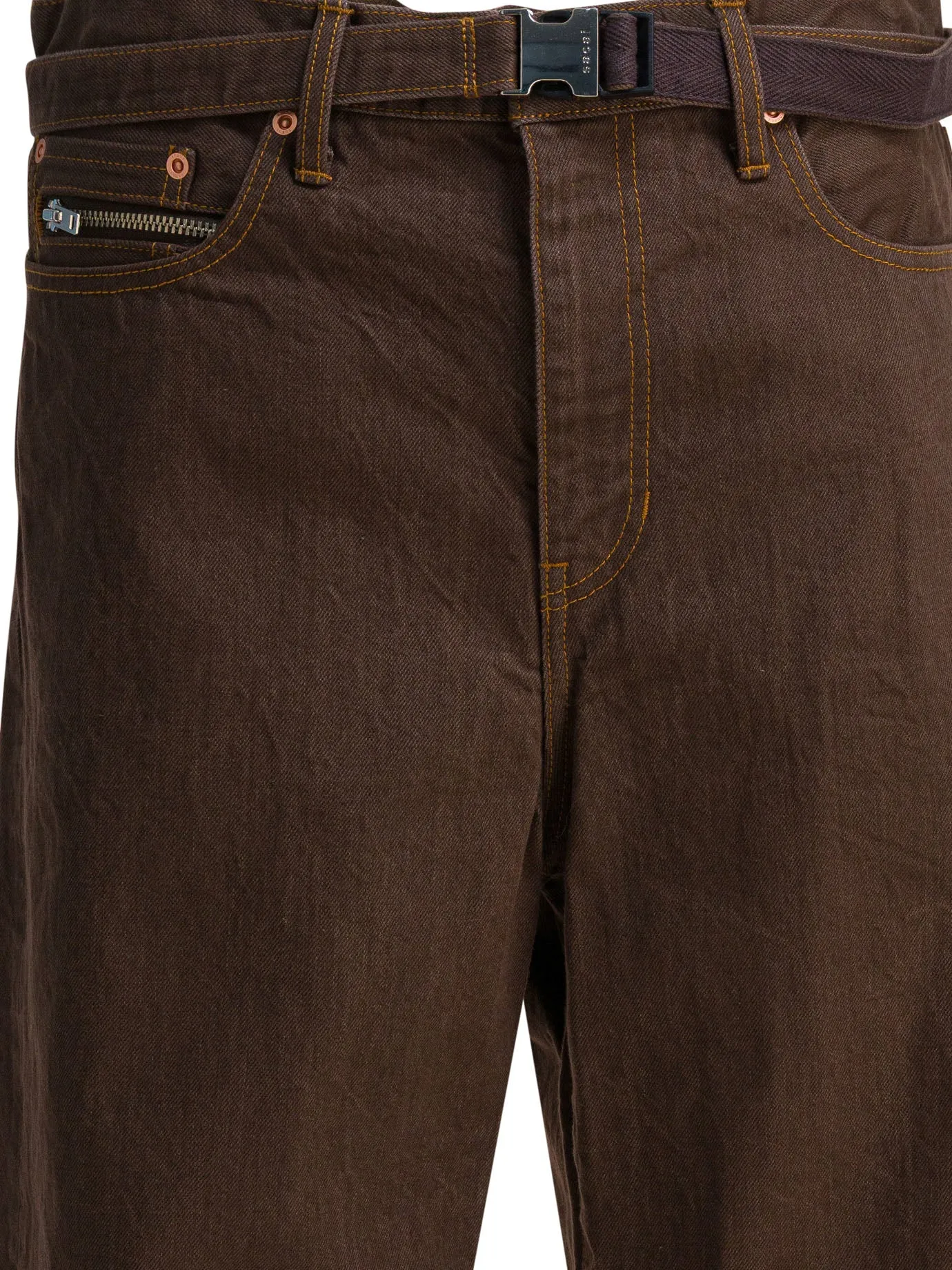 Relaxed Fit Jeans Brown sold by Wanan Luxury product image thumbnail 3