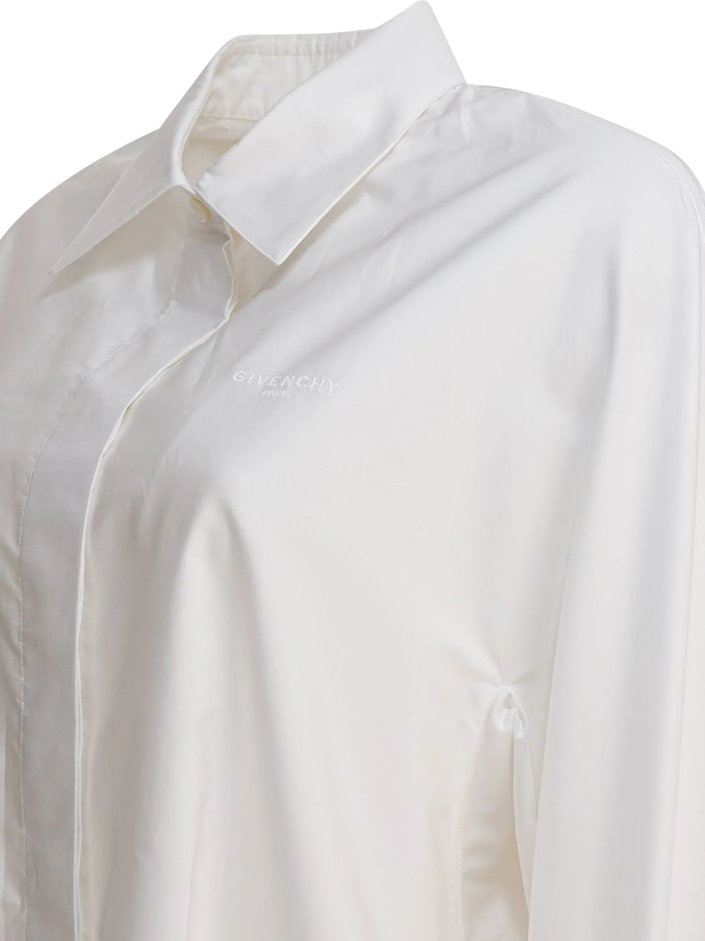 Poplin Shirt With Embroidery Givenchy Shirts White sold by Wanan Luxury product image thumbnail 4