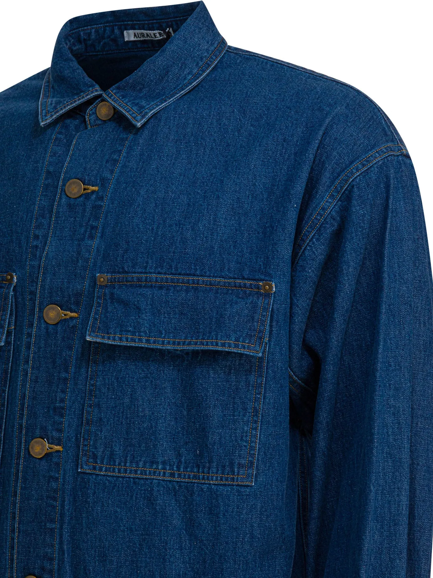 Selvedge Oz Shirts Blue sold by Wanan Luxury product image thumbnail 4