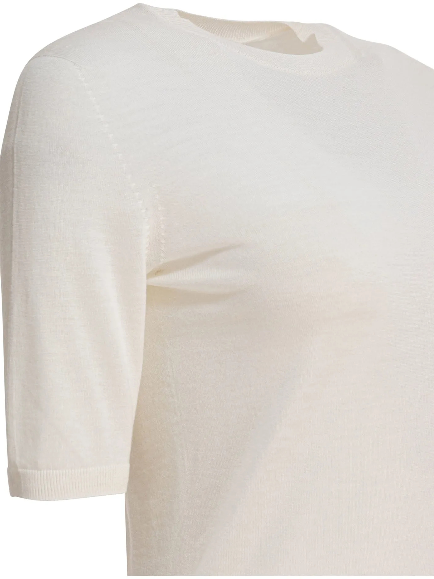 Basic Wool Sweater T-Shirts White sold by Wanan Luxury product image thumbnail 4