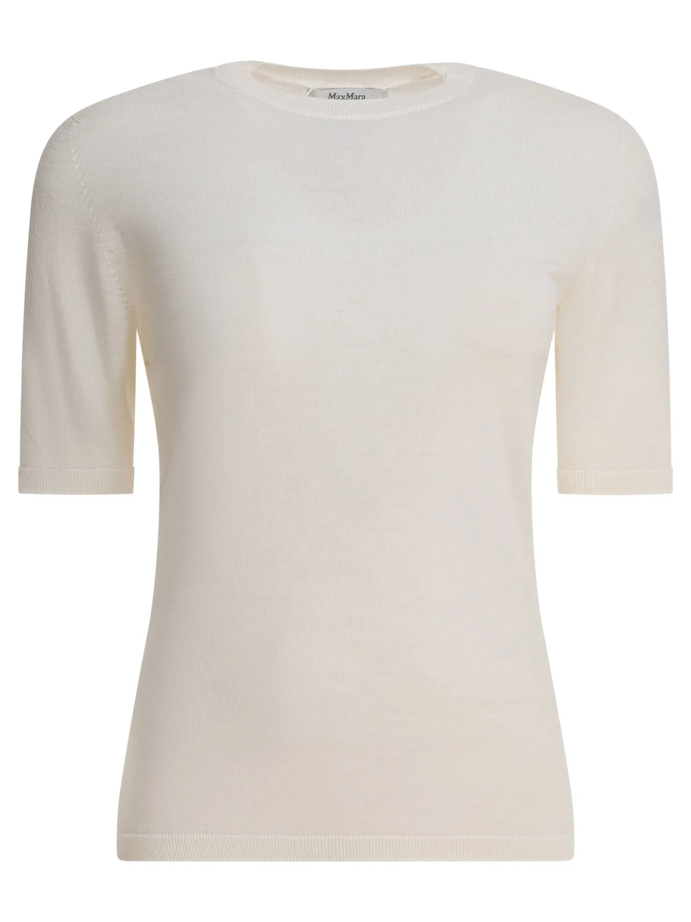 Basic Wool Sweater T-Shirts White sold by Wanan Luxury