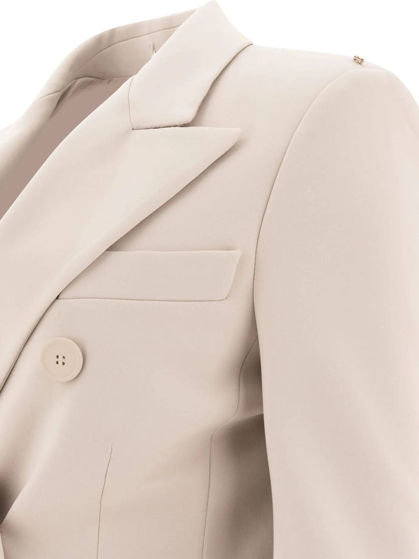 Double-Breasted Blazer With Spear Lapels Jackets And Coats Beige sold by Wanan Luxury product image thumbnail 4