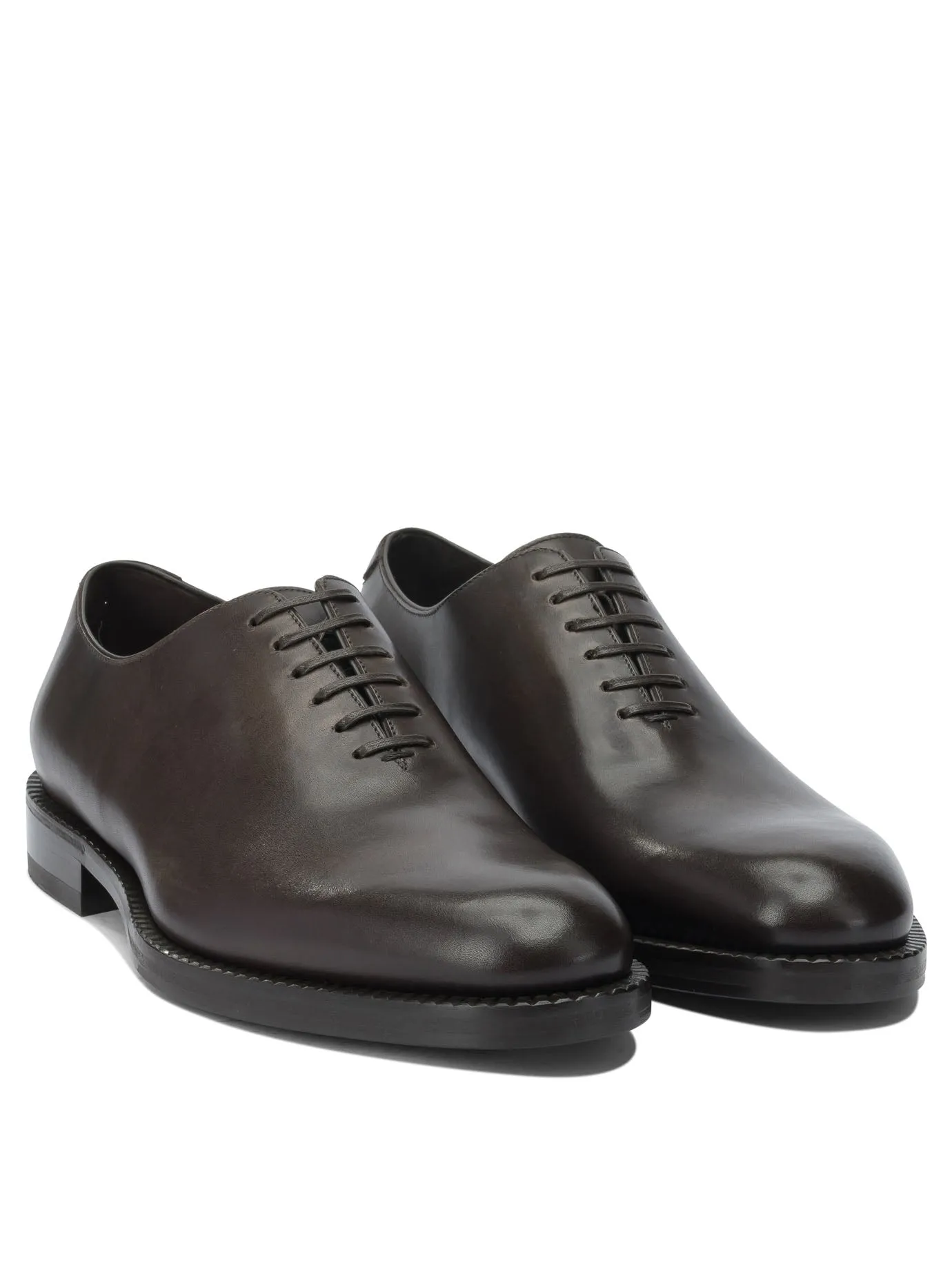 Oxford Lace-Up Shoes Brown sold by Wanan Luxury product image thumbnail 2