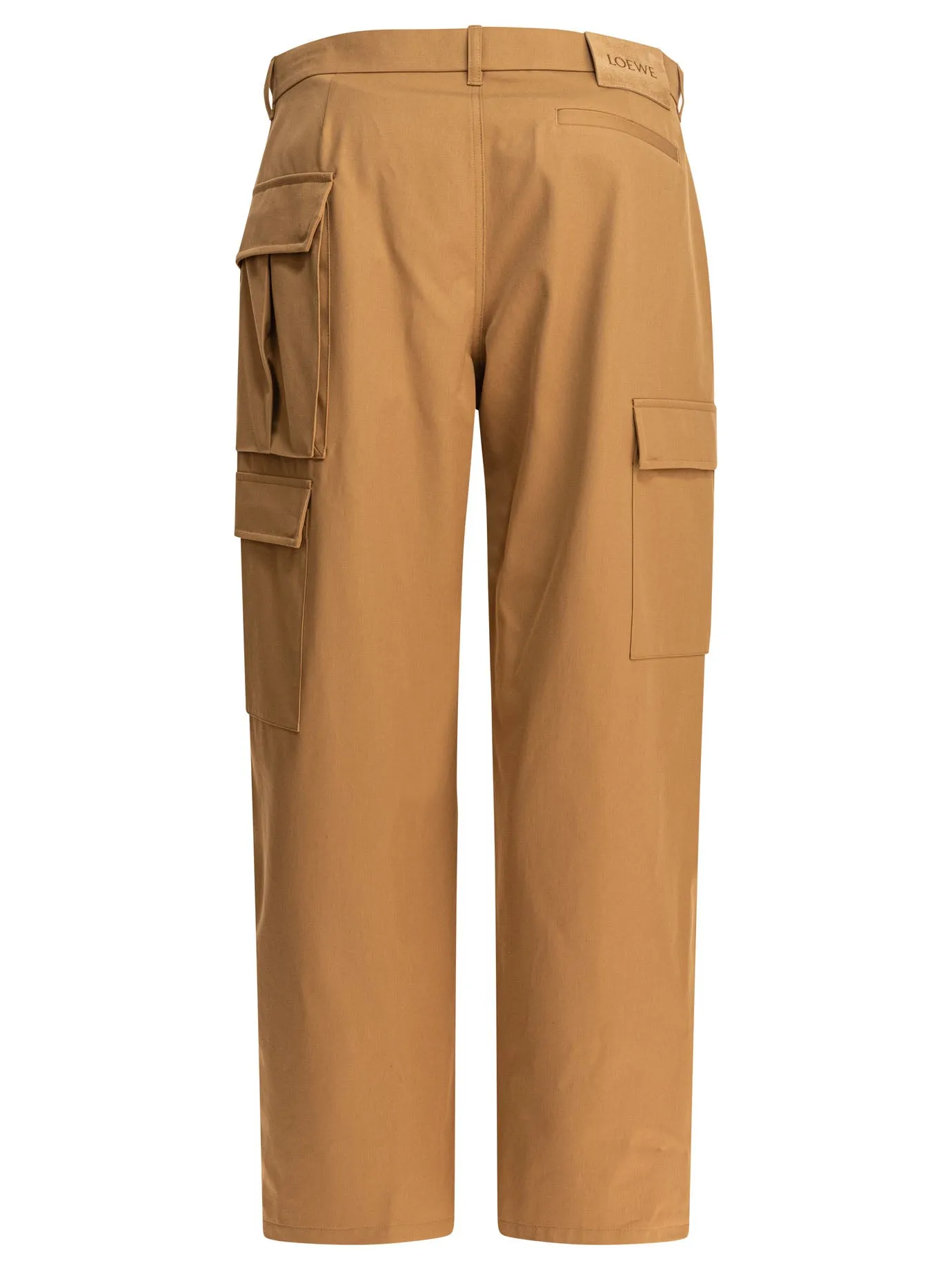 Cotton And Silk Cargo Trousers Beige sold by Wanan Luxury product image thumbnail 2