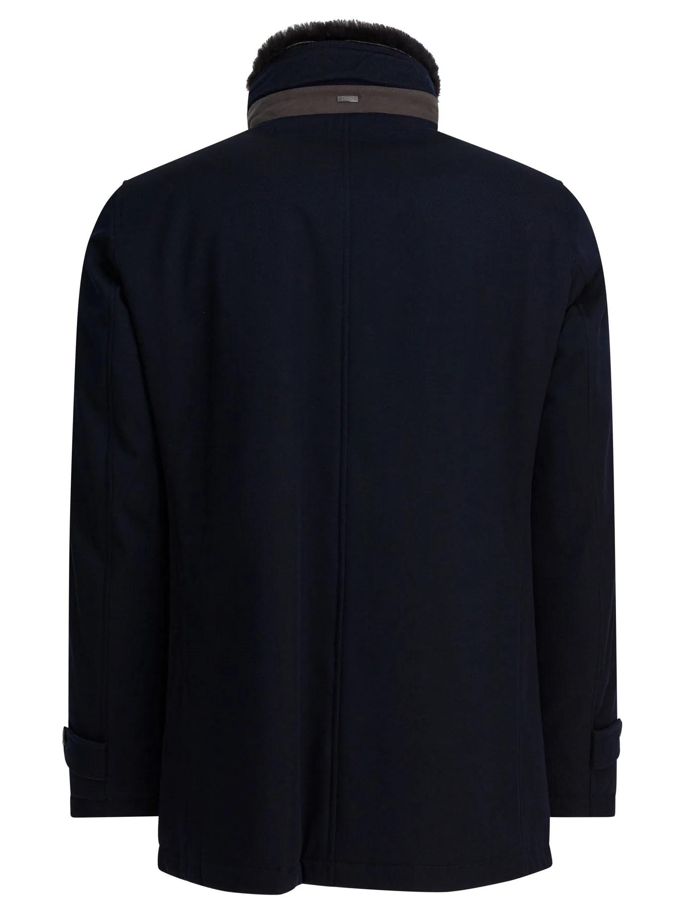 Virgin Wool Long Coat Jackets And Coats Blue sold by Wanan Luxury product image thumbnail 2