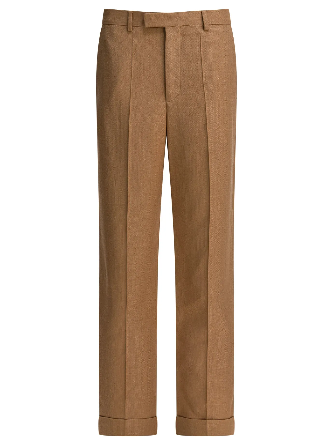 Viscose Pants Trousers Beige sold by Wanan Luxury