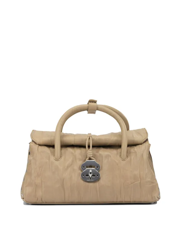 Dotta Pleated Handbags Beige sold by Wanan Luxury