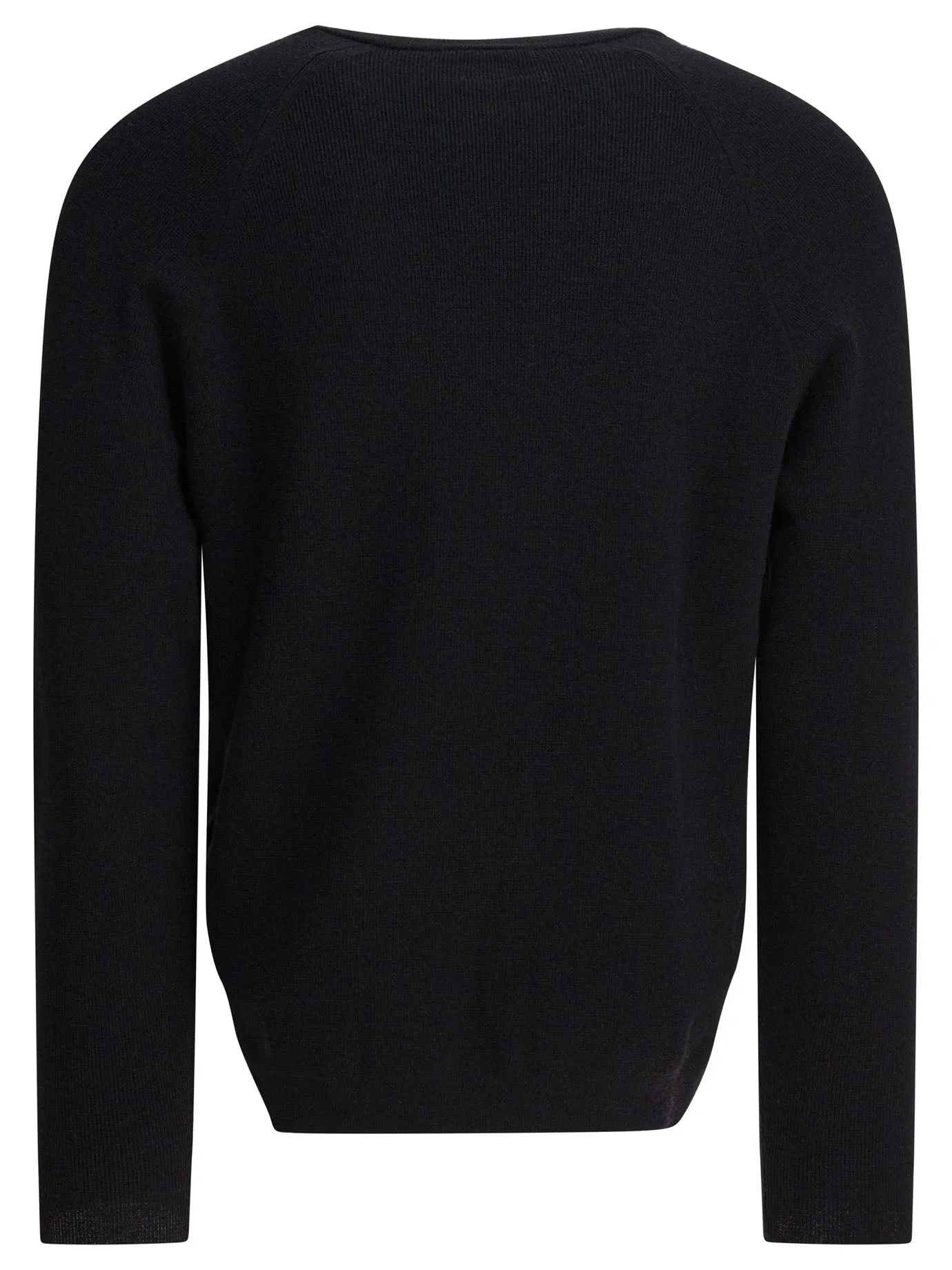 Wool And Silk Crewneck Sweater Knitwear Black sold by Wanan Luxury product image thumbnail 2