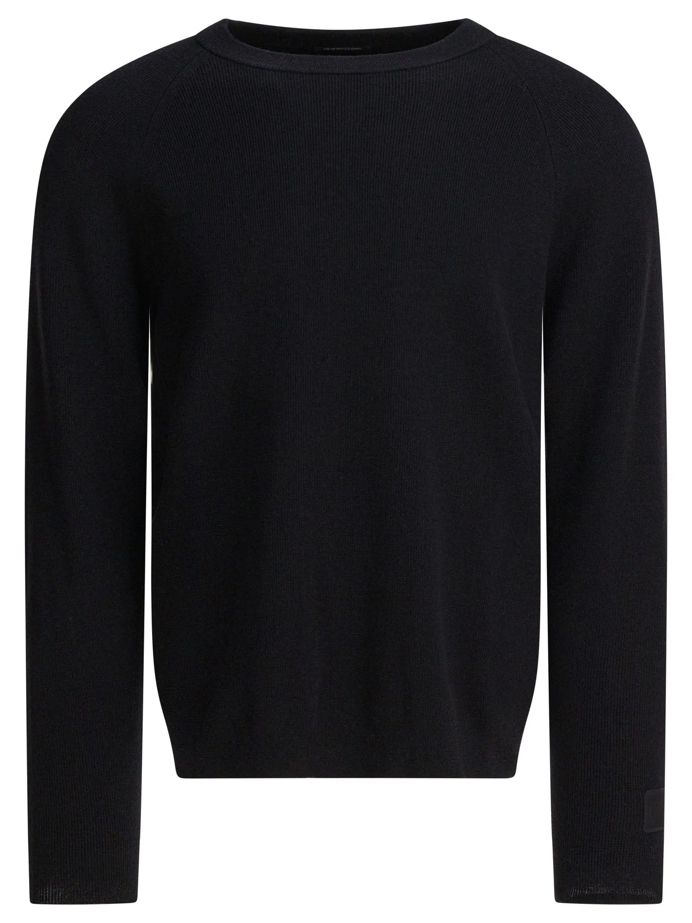 Wool And Silk Crewneck Sweater Knitwear Black sold by Wanan Luxury