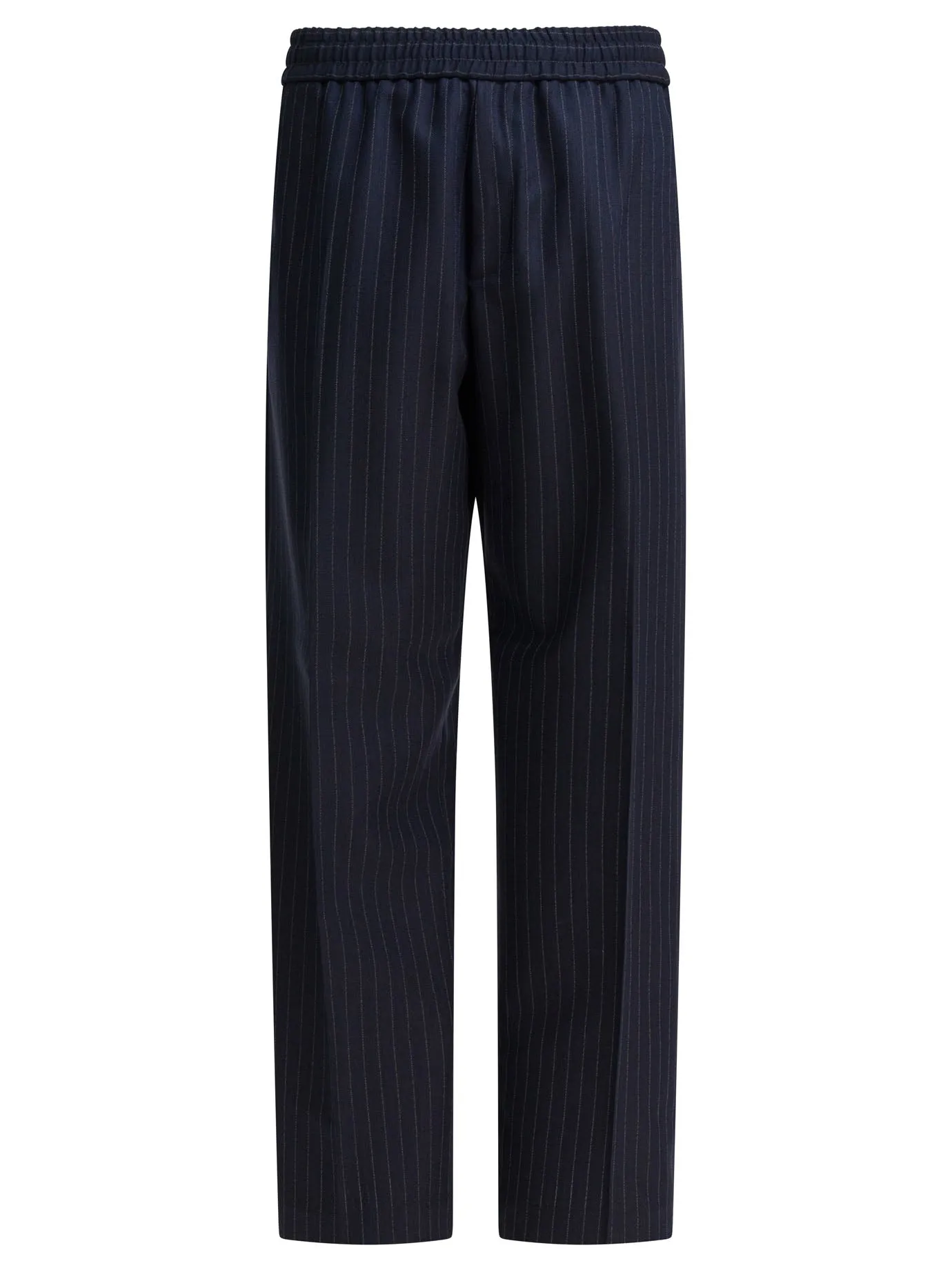 Wool Jogging Pants Trousers Blue sold by Wanan Luxury