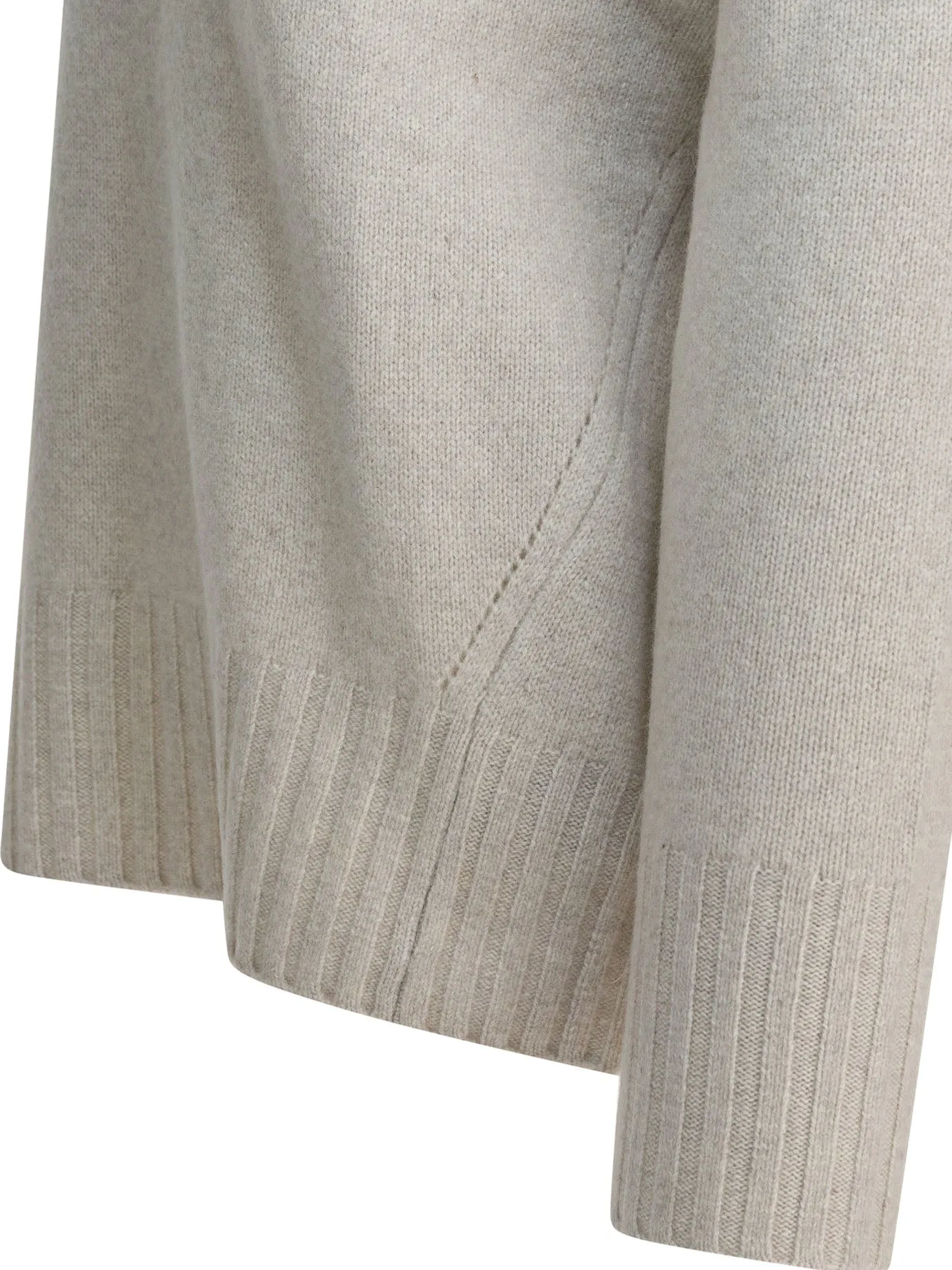 Wool And Cashmere V-Neck Sweater Knitwear White sold by Wanan Luxury product image thumbnail 4