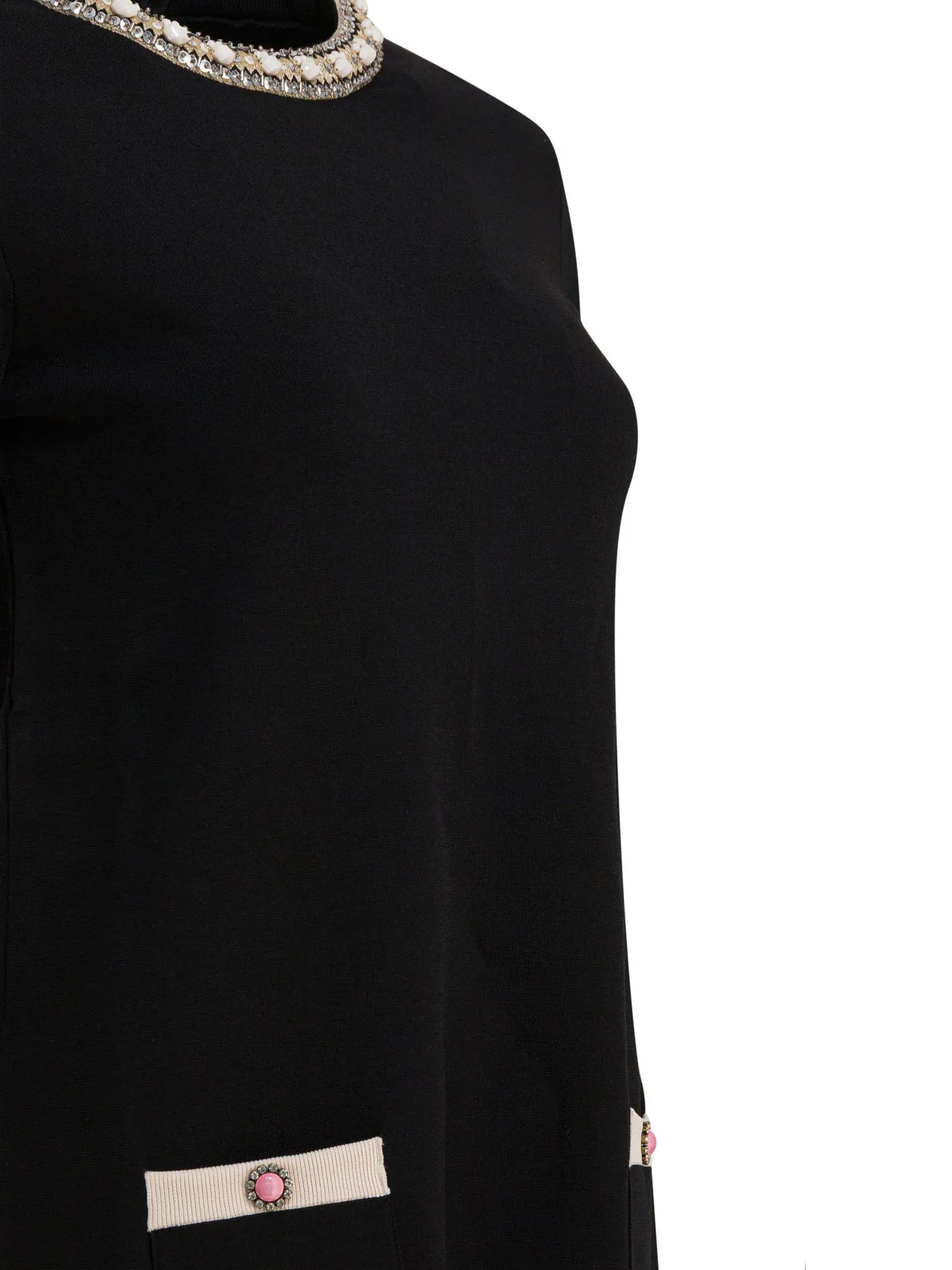 Embellished Choker Dress Dresses Black sold by Wanan Luxury product image thumbnail 4