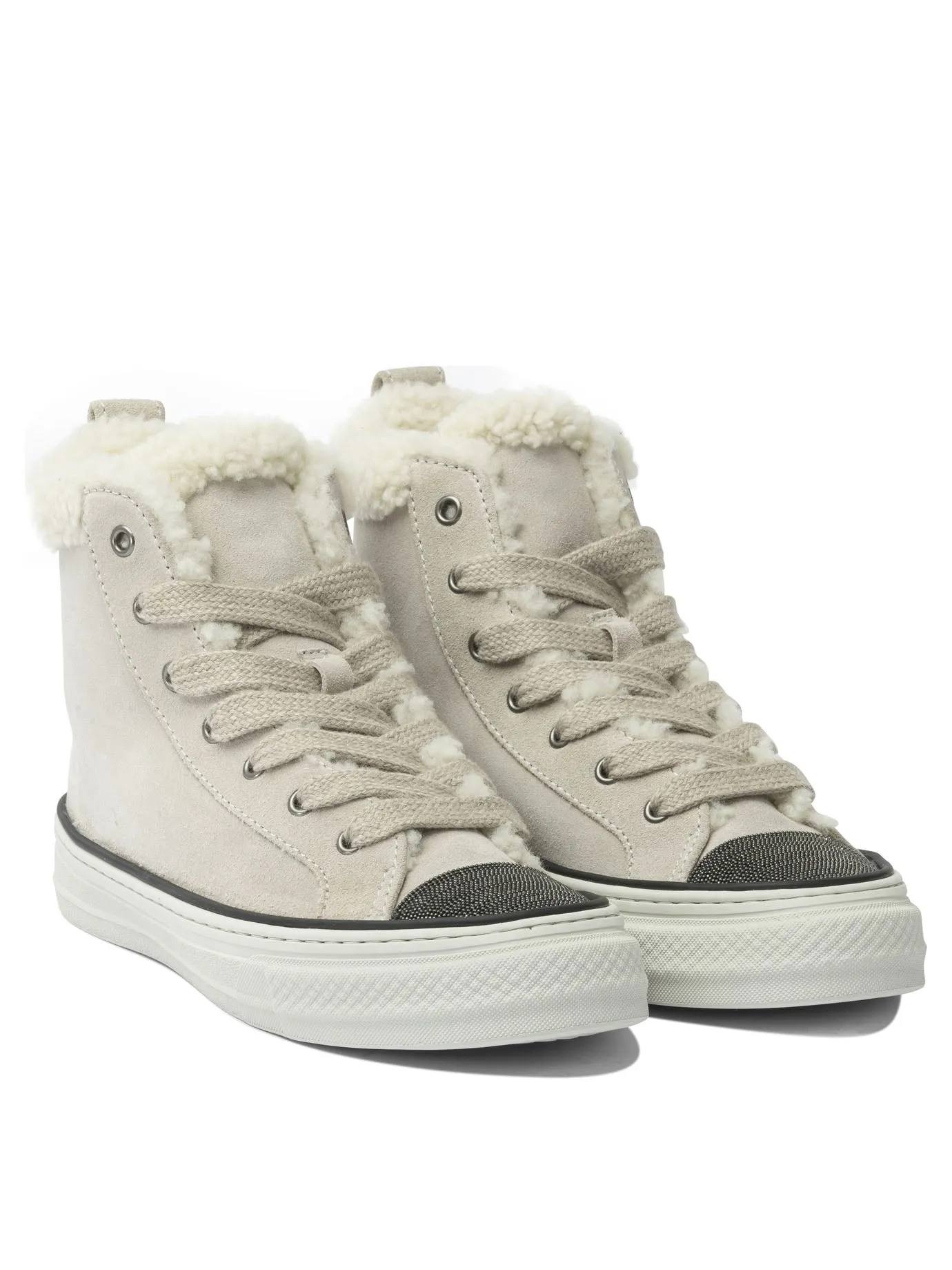 Sneaker With Monile Detail Sneakers & Slip-On Beige sold by Wanan Luxury product image thumbnail 2