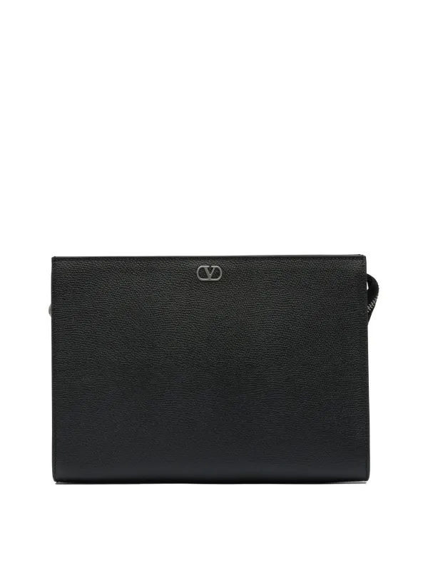 Vlogo Signature Pouch Black sold by Wanan Luxury