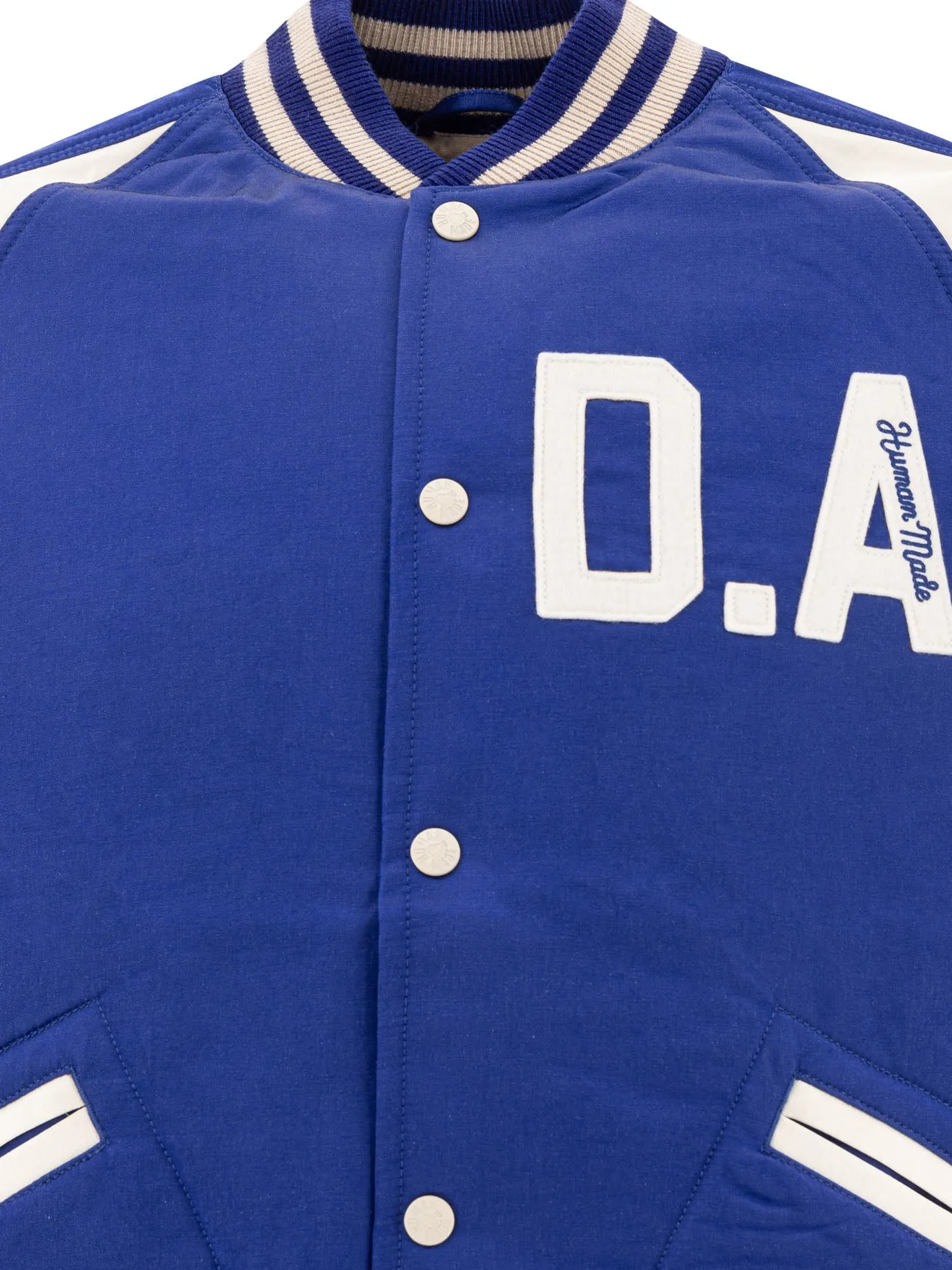 Vintage Style Bomber Jacket Jackets And Coats Blue sold by Wanan Luxury product image thumbnail 3