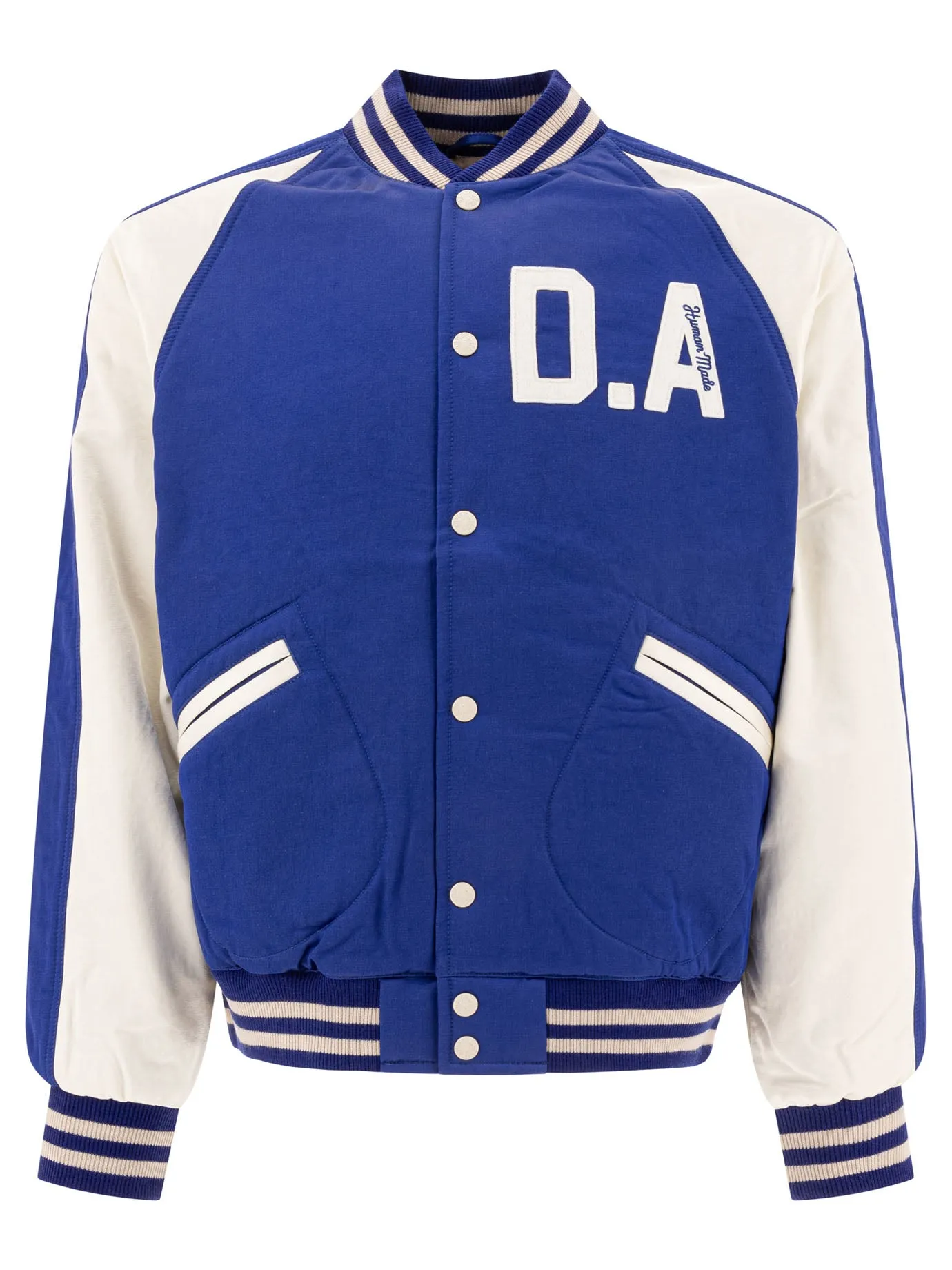 Vintage Style Bomber Jacket Jackets And Coats Blue sold by Wanan Luxury