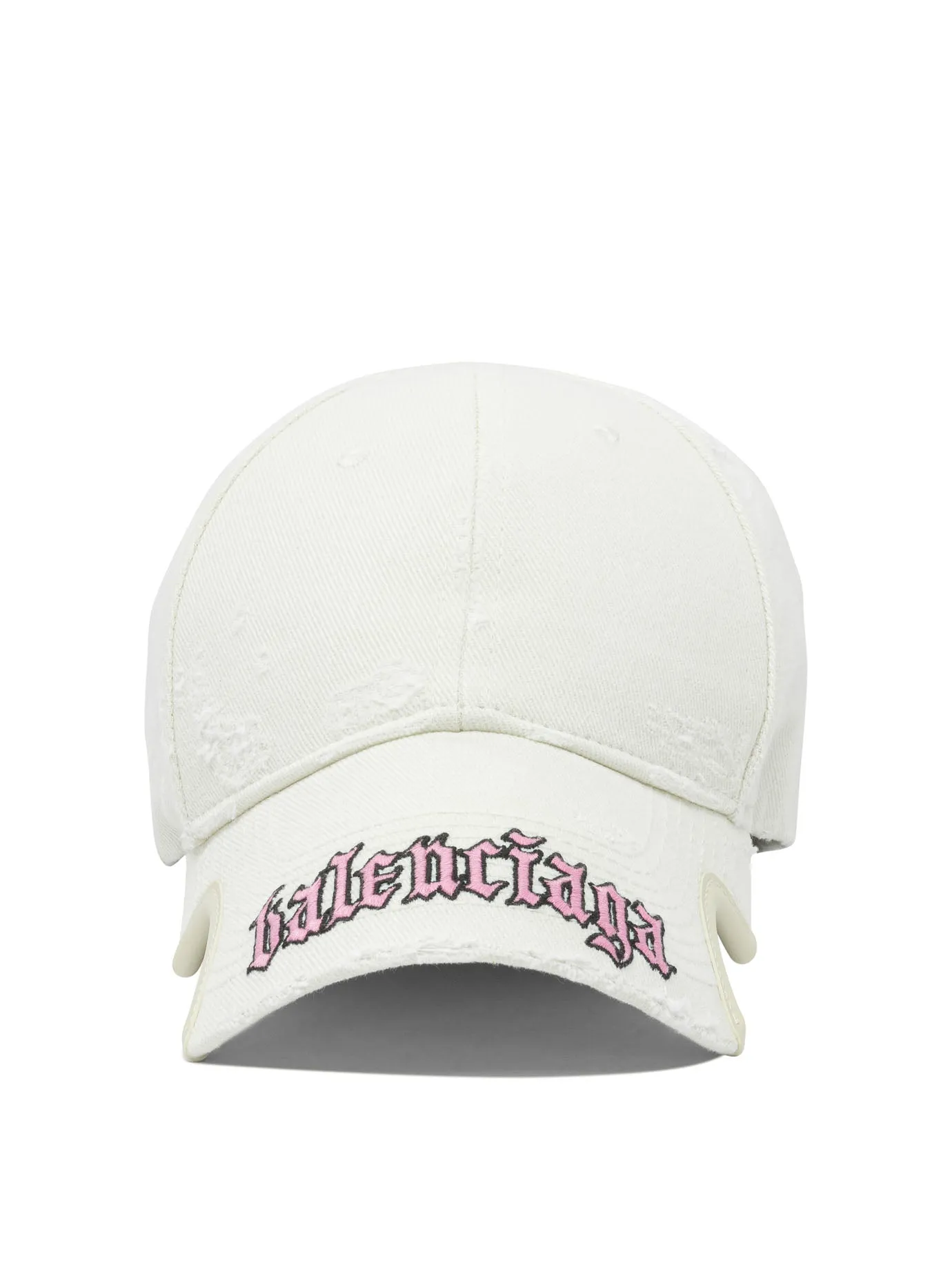 Blackletter Script Hats White sold by Wanan Luxury
