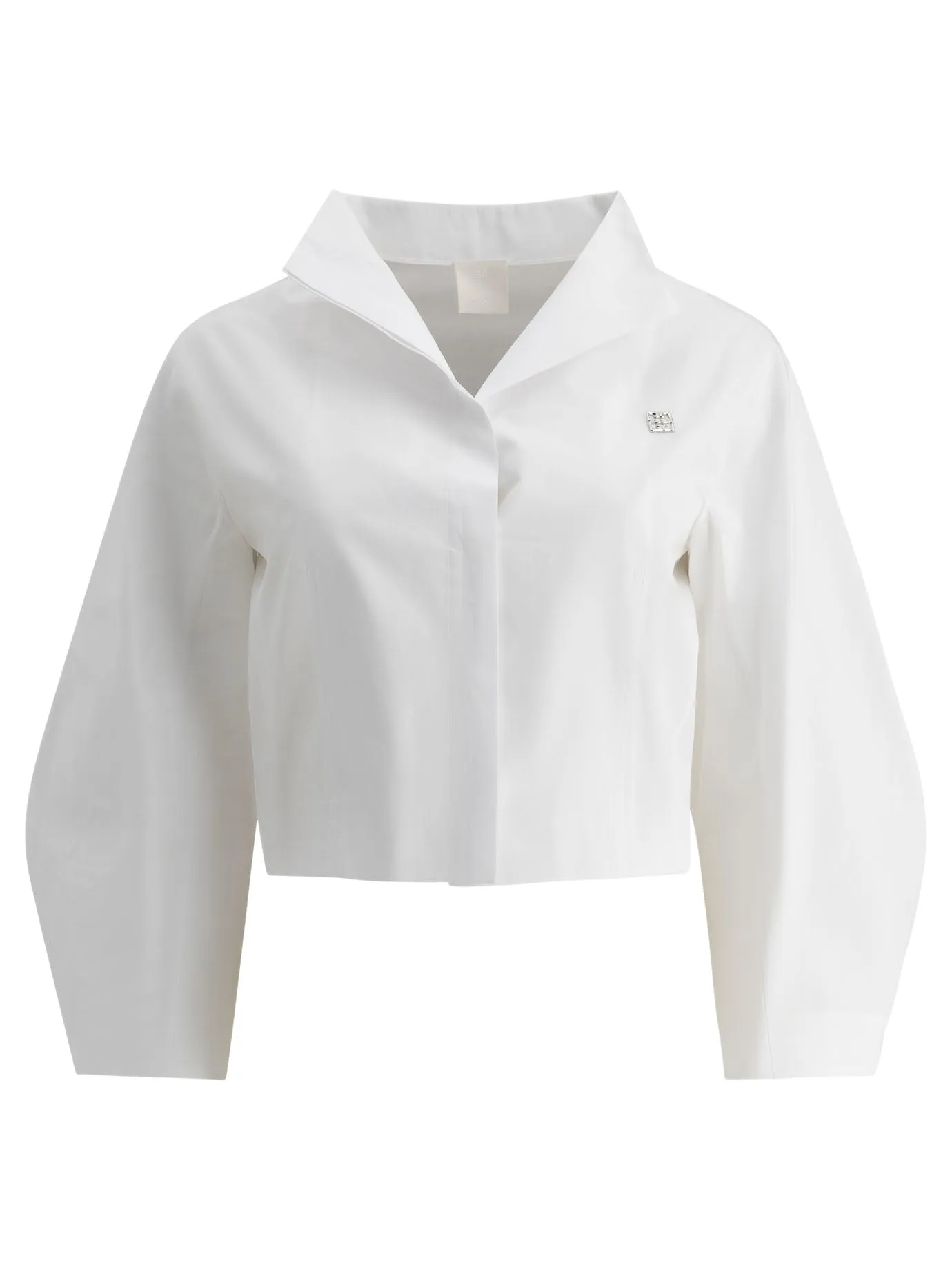 Cropped Poplin Shirt Shirts White sold by Wanan Luxury