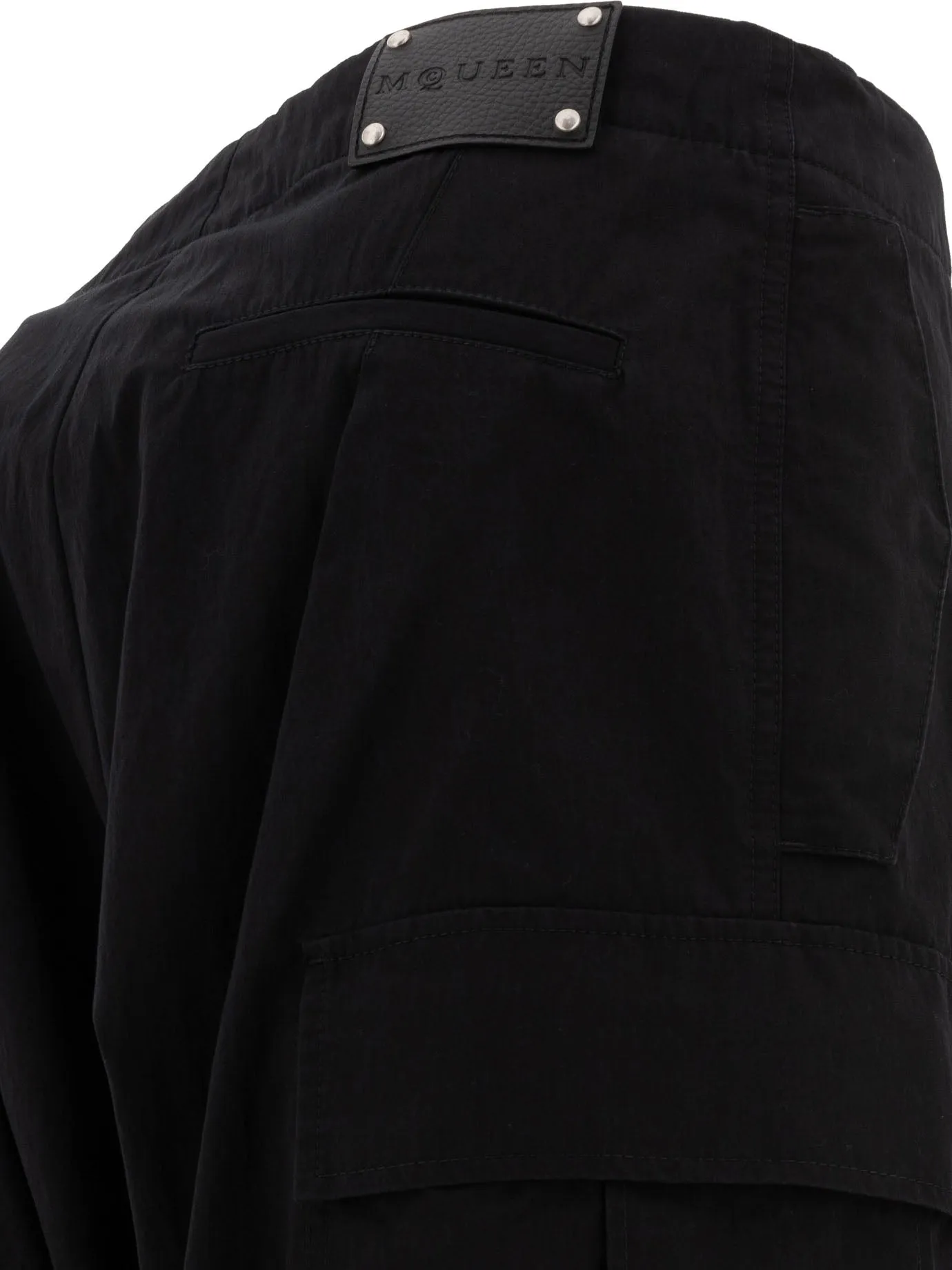 Pleated Cargo Trousers Black sold by Wanan Luxury product image thumbnail 4
