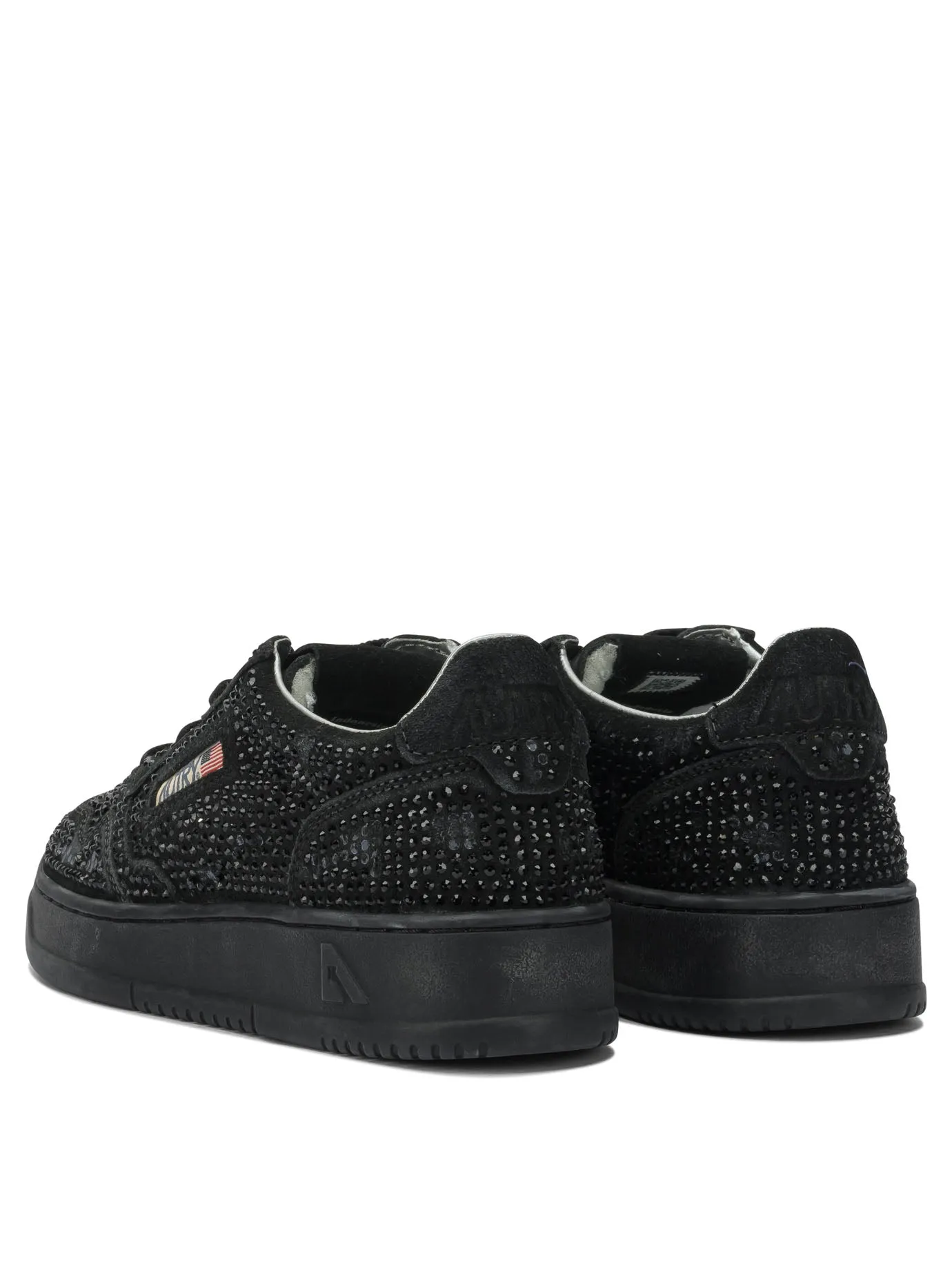 Medalist Low Crystal Sneakers & Slip-On Black sold by Wanan Luxury product image thumbnail 4