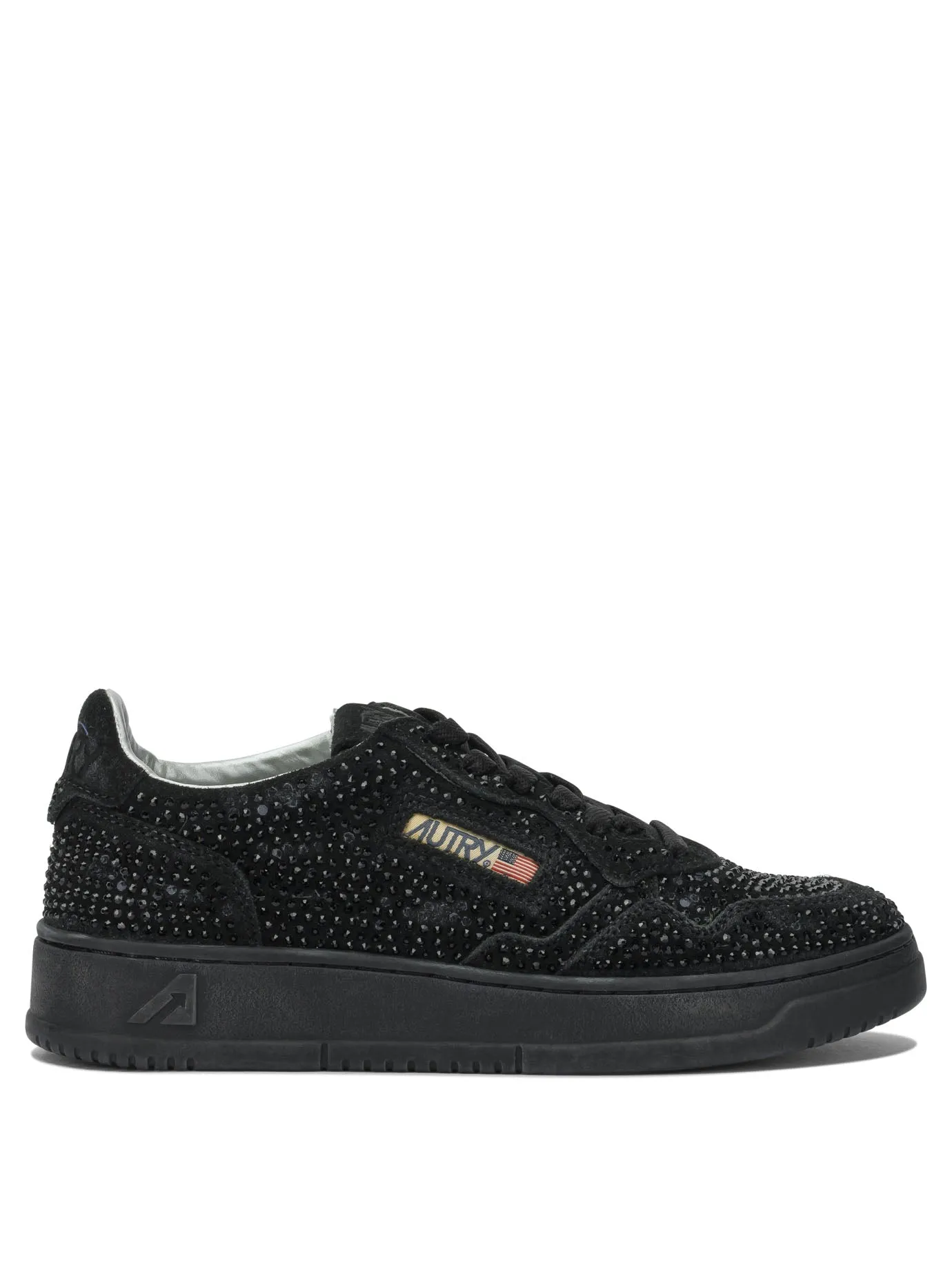 Medalist Low Crystal Sneakers & Slip-On Black sold by Wanan Luxury