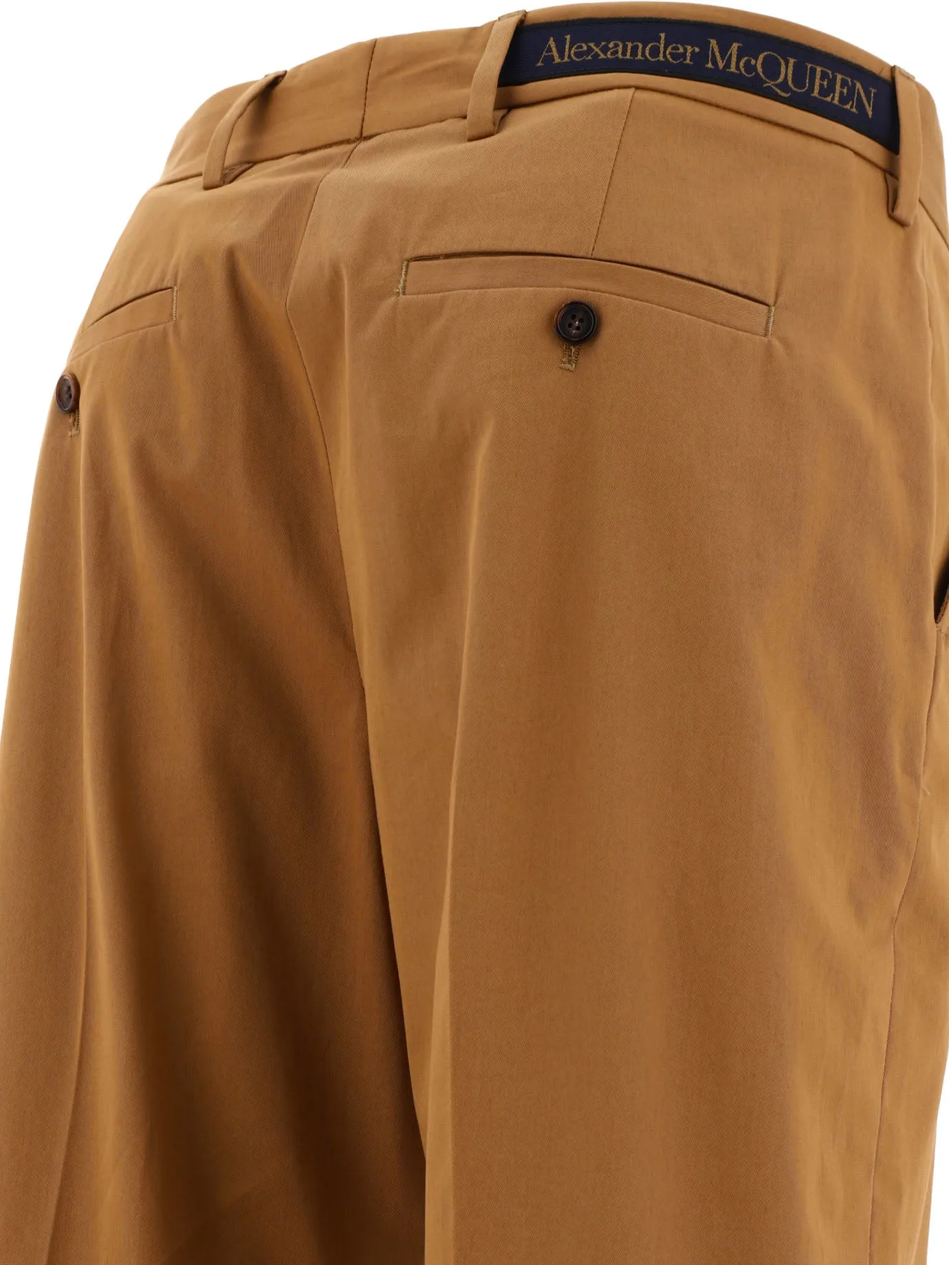 Tailored With Back Logo Trousers Brown sold by Wanan Luxury product image thumbnail 4