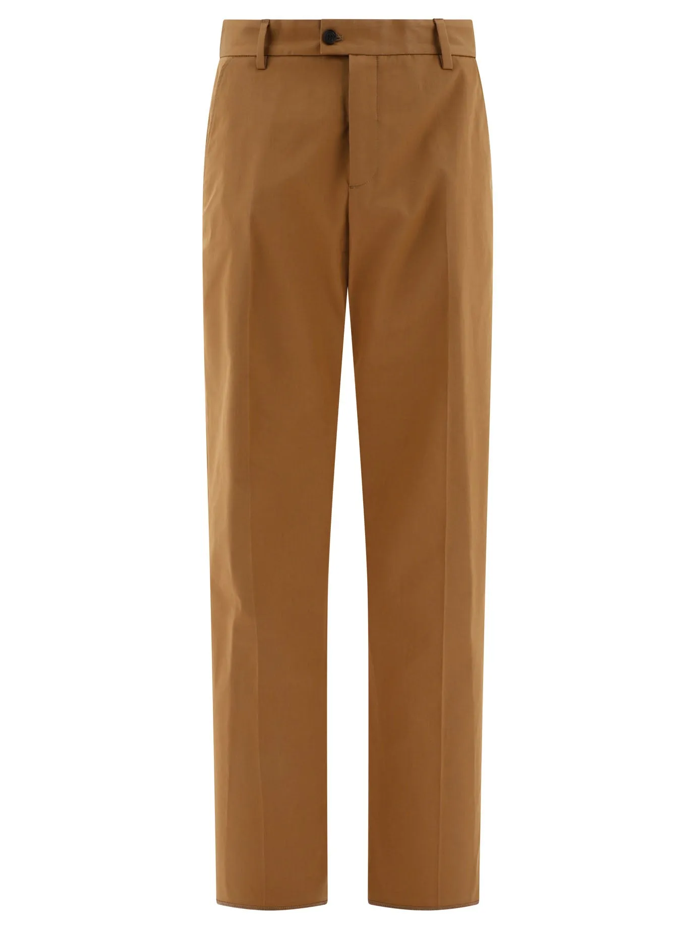 Tailored With Back Logo Trousers Brown sold by Wanan Luxury