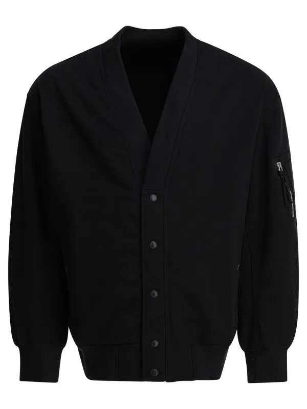 Cotton Cardigan Knitwear Black sold by Wanan Luxury