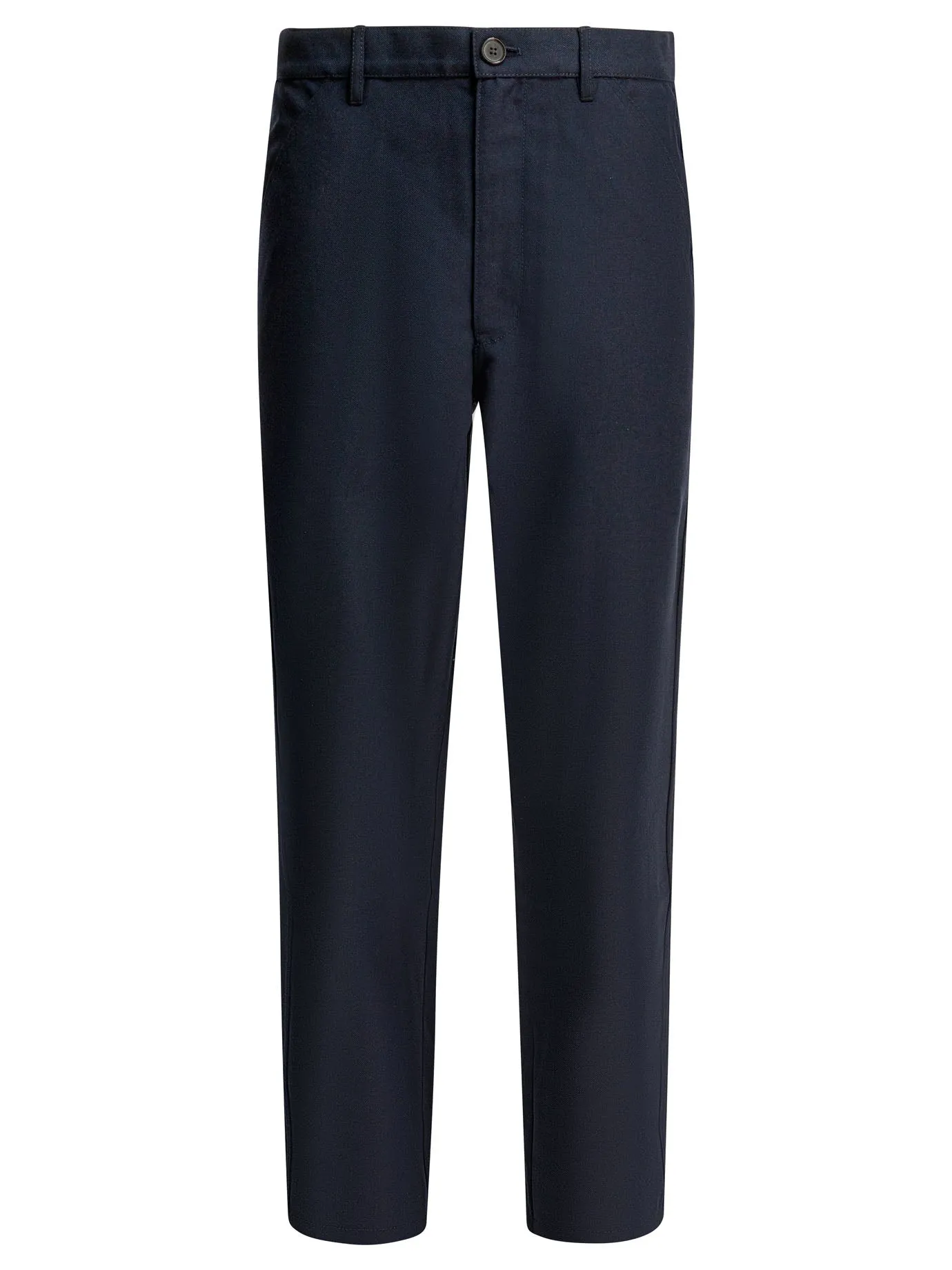 Wool Blend Pants Trousers Blue sold by Wanan Luxury