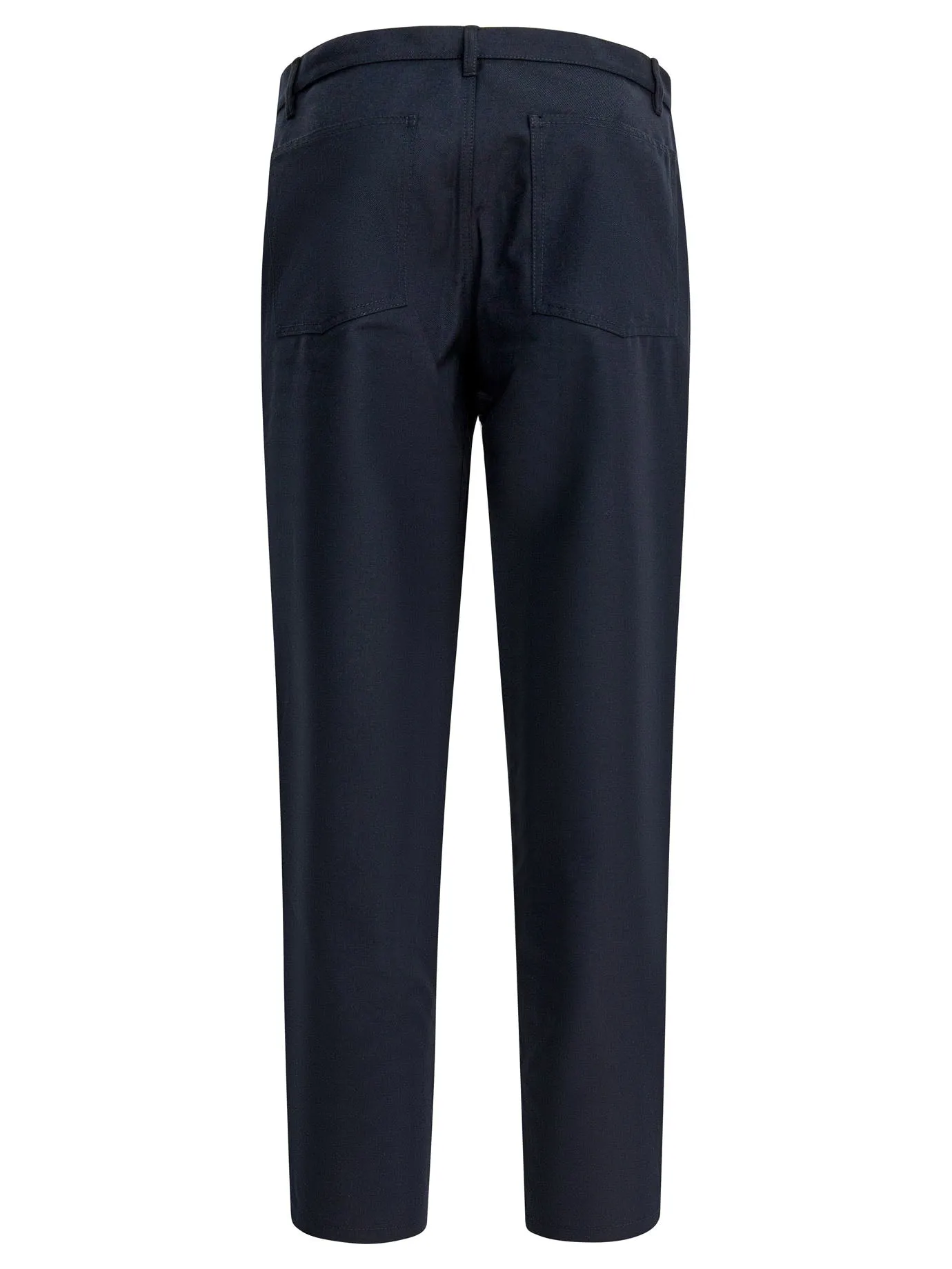 Wool Blend Pants Trousers Blue sold by Wanan Luxury product image thumbnail 2
