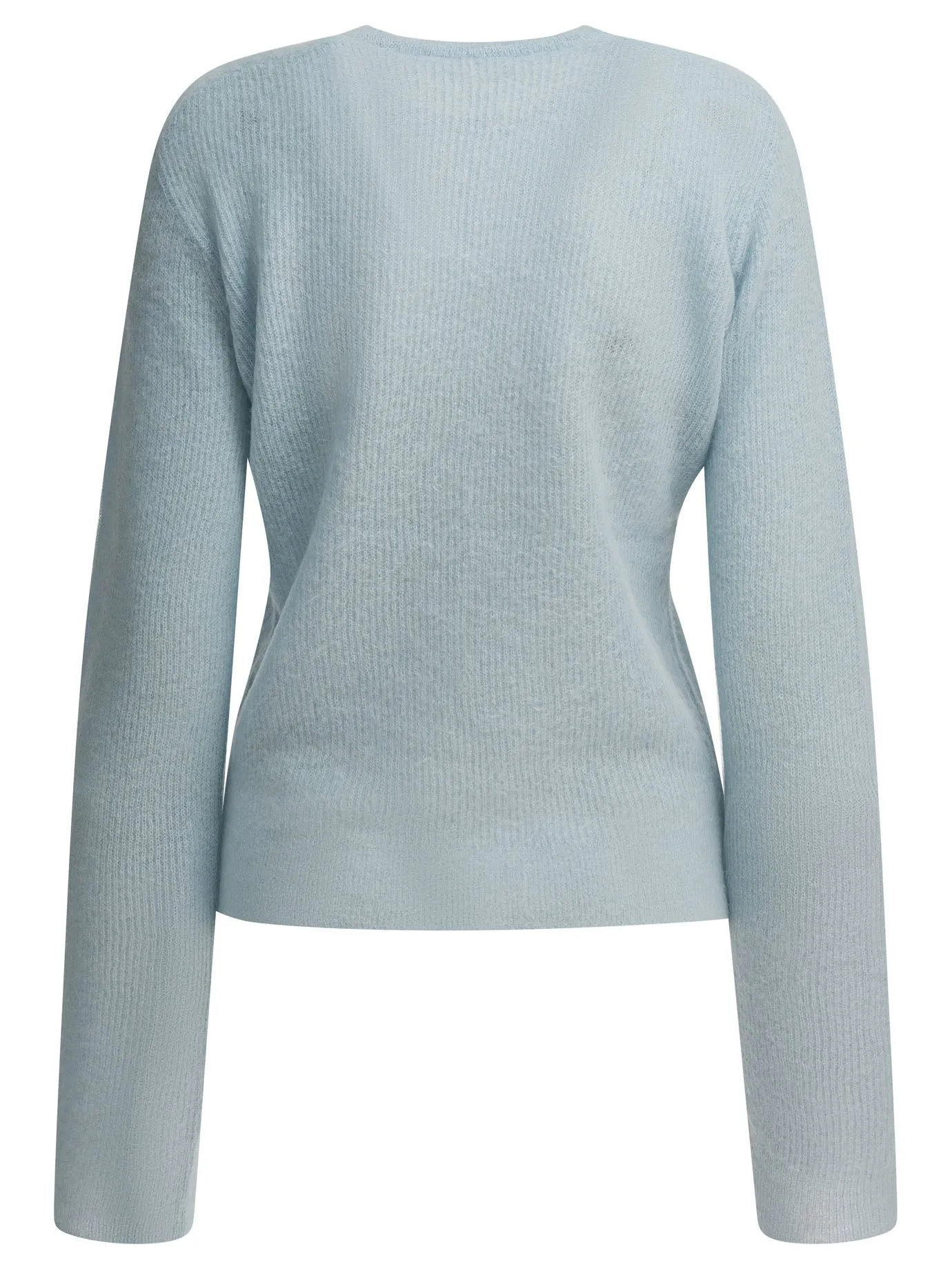 Alpaca Crewneck Sweater Knitwear Light Blue sold by Wanan Luxury product image thumbnail 2