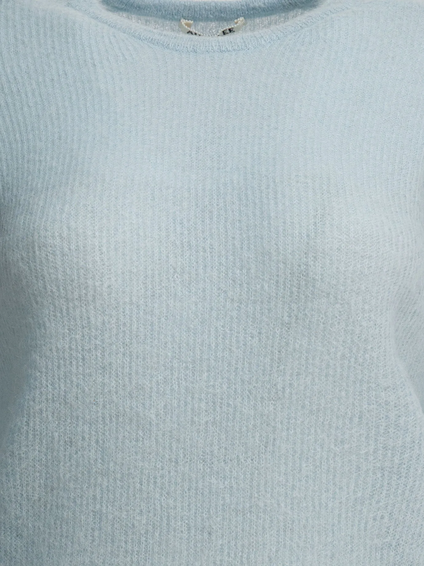 Alpaca Crewneck Sweater Knitwear Light Blue sold by Wanan Luxury product image thumbnail 3