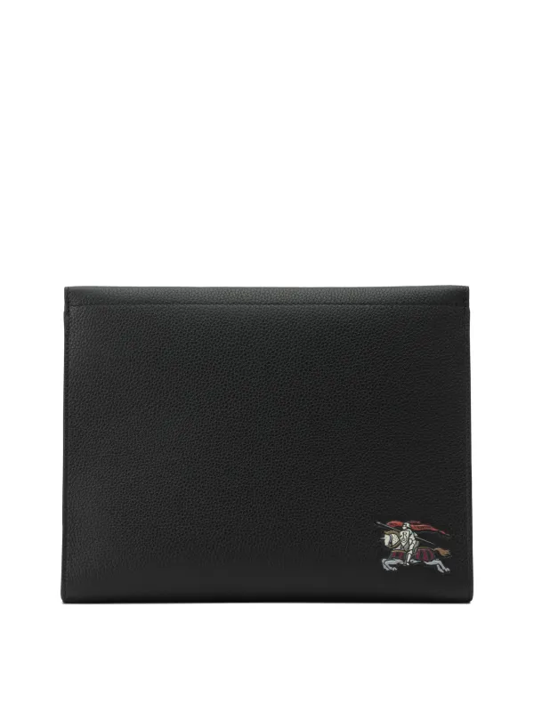 Leather Clutch Bag With Ekd Pouch Black sold by Wanan Luxury
