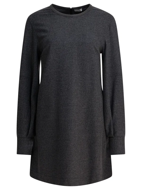 Wool And Cashmere Dress Dresses Grey sold by Wanan Luxury