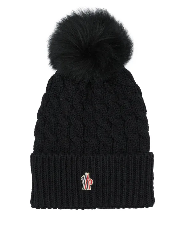 Wool Beanie Hats Black sold by Wanan Luxury