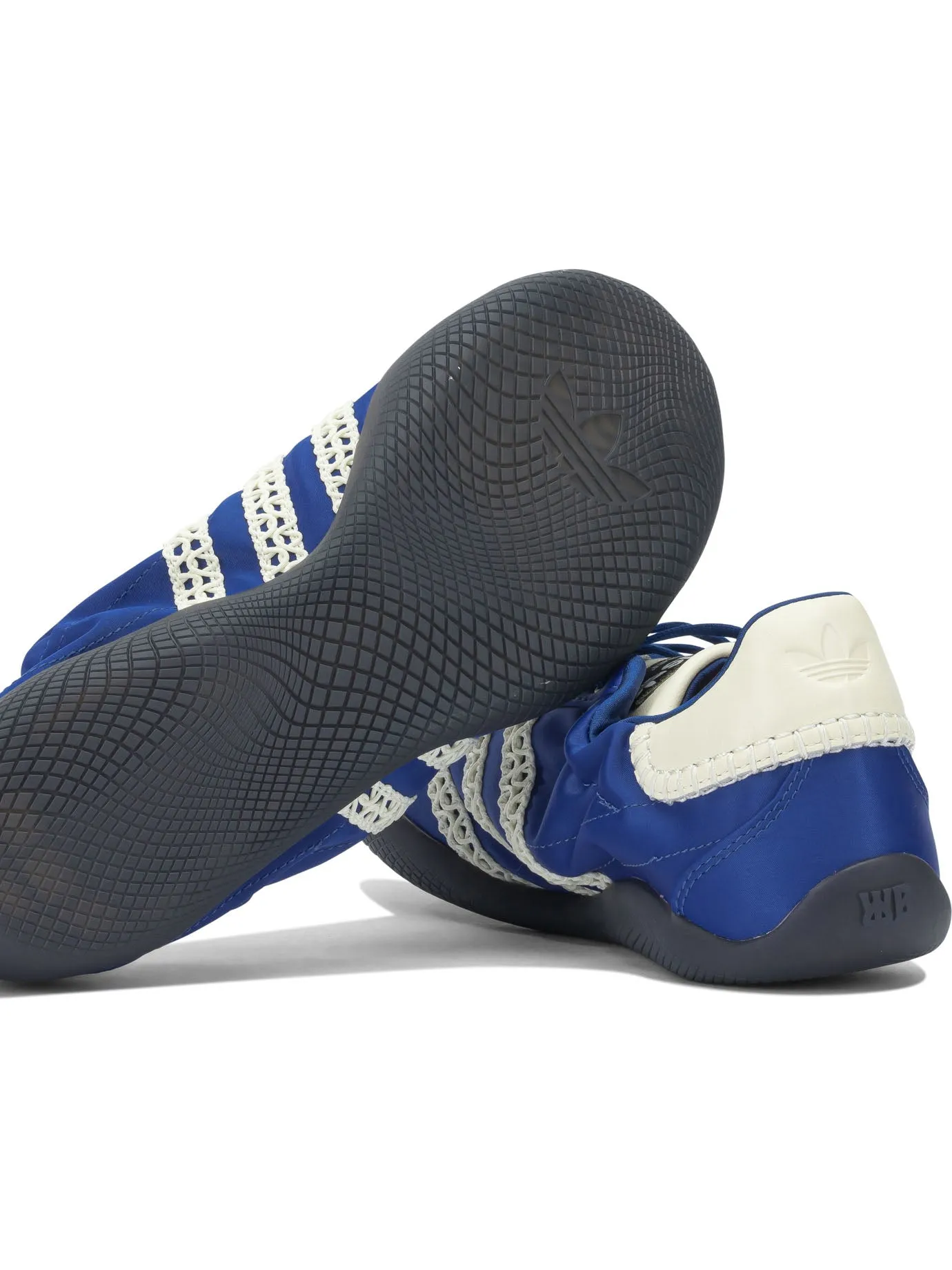 Wales Bonner Karintha Lo Satin Sneakers & Slip-On Blue sold by Wanan Luxury product image thumbnail 5