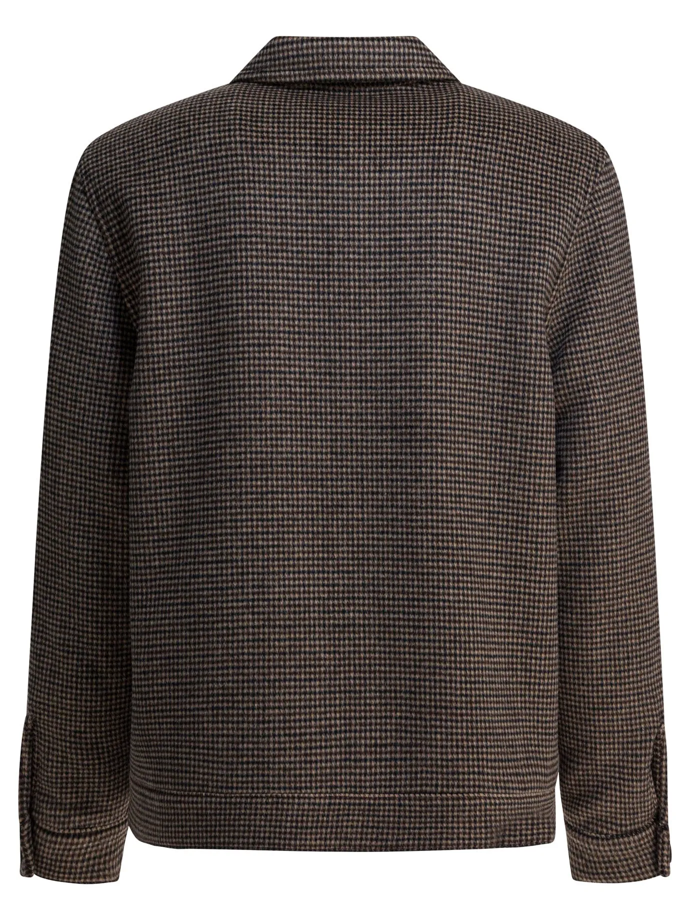 Houndstooth Overshirt Jacket Jackets And Coats Brown sold by Wanan Luxury product image thumbnail 2