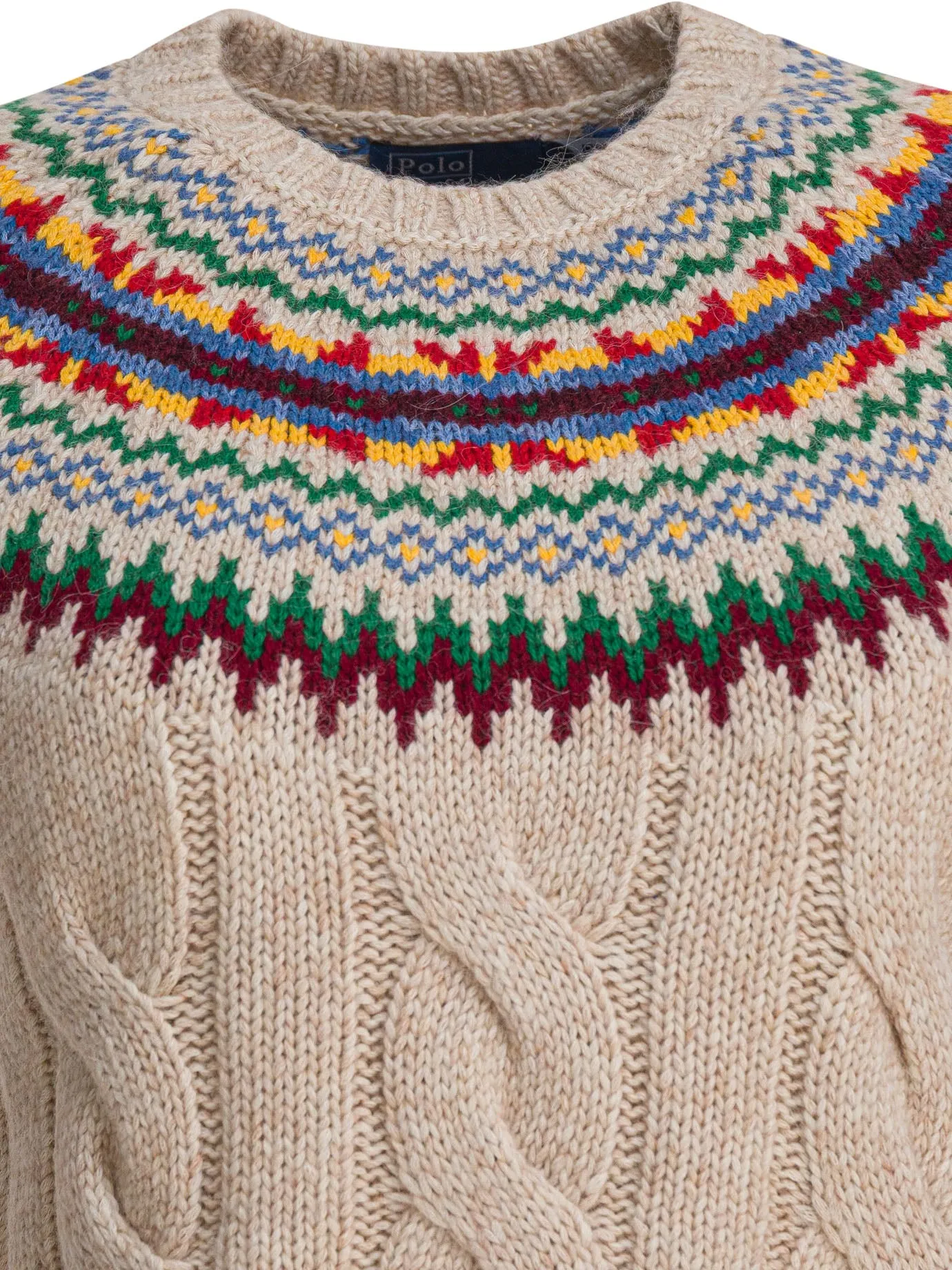 Fair Isle Knit Vest Knitwear Beige sold by Wanan Luxury product image thumbnail 3