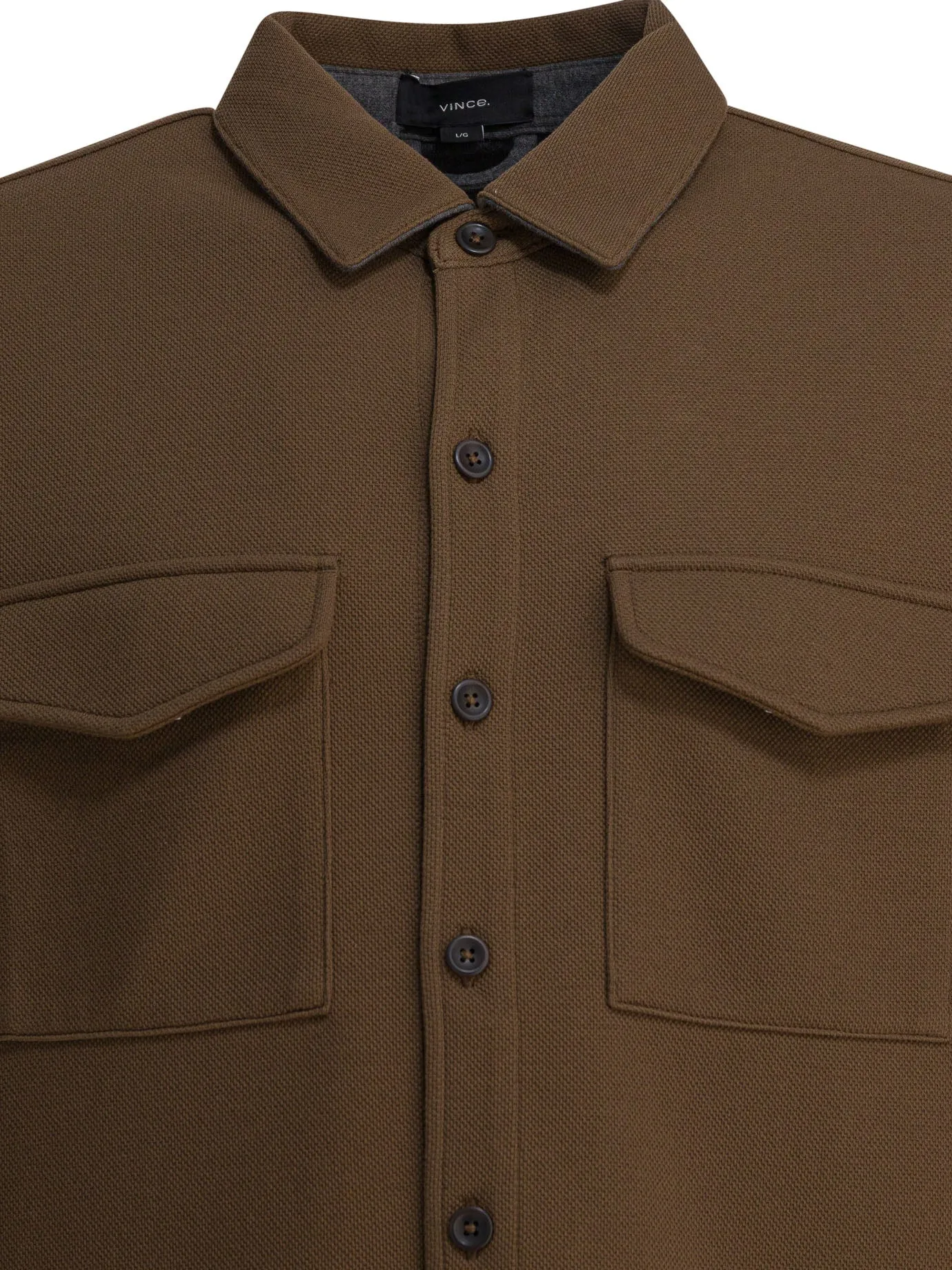 Cotton Overshirt Jacket Jackets And Coats Brown sold by Wanan Luxury product image thumbnail 3