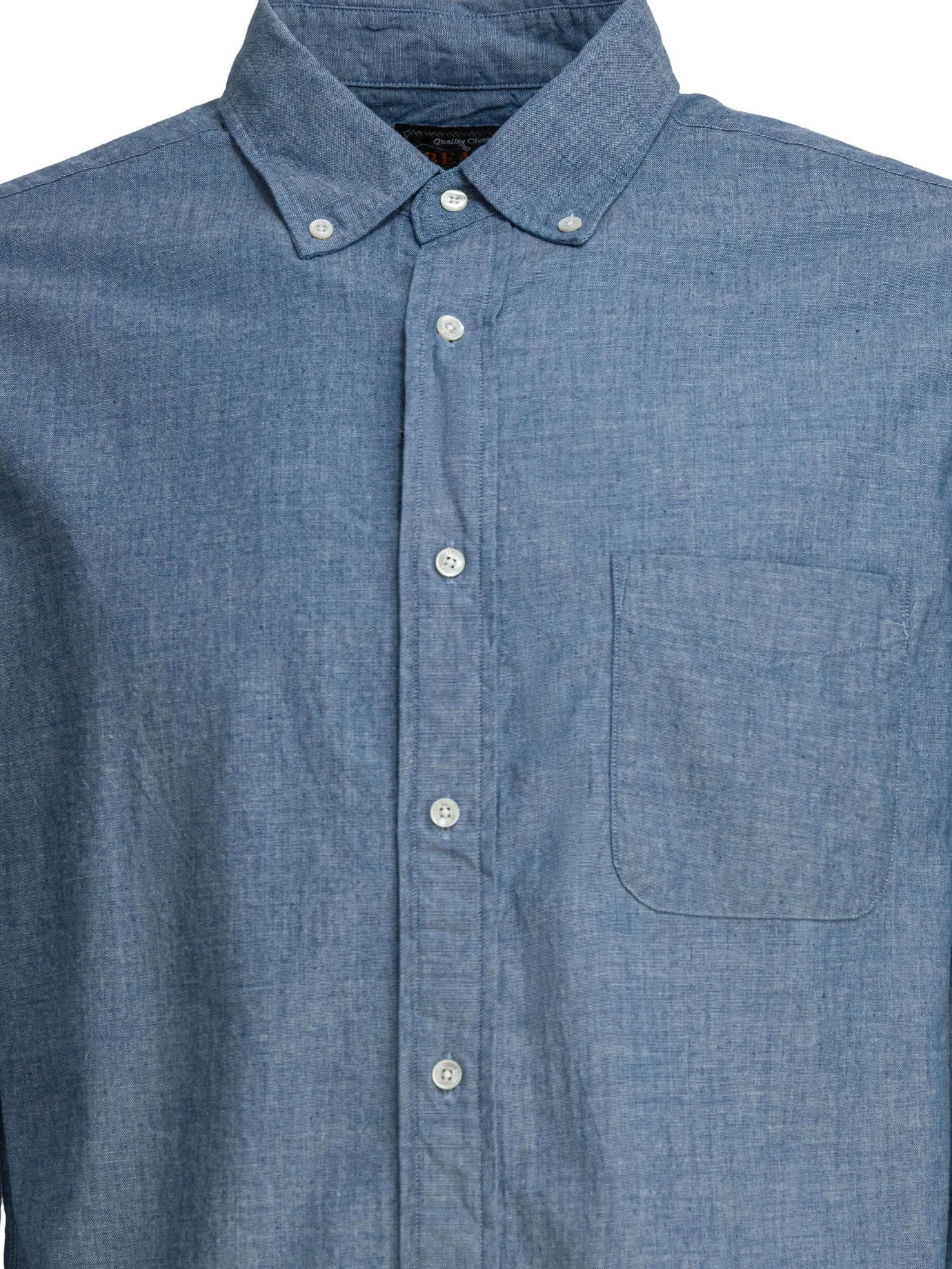 Shirt With Button-Down Collar Shirts Light Blue sold by Wanan Luxury product image thumbnail 3