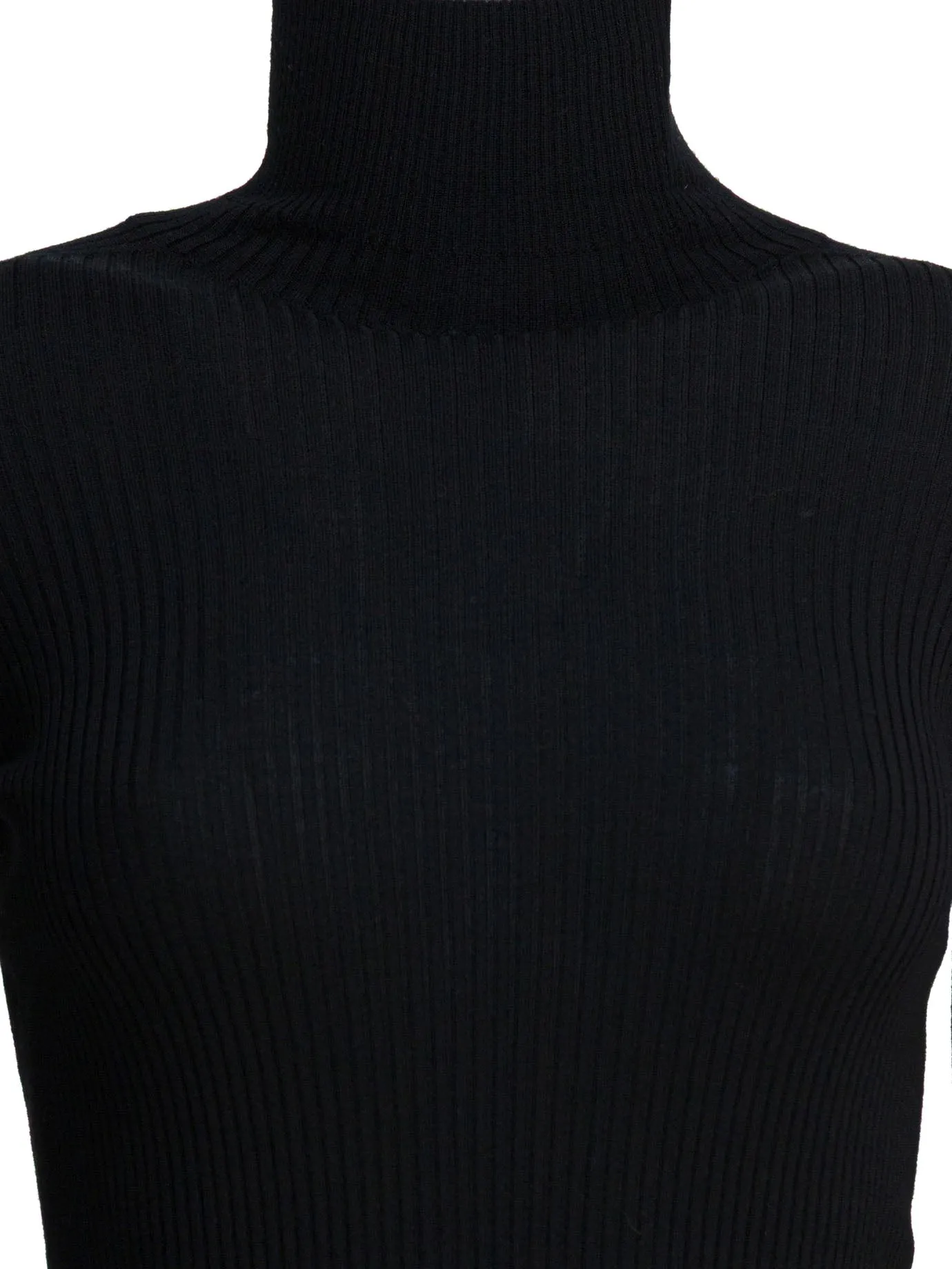 Virgin Wool Turtleneck Knitwear Black sold by Wanan Luxury product image thumbnail 3
