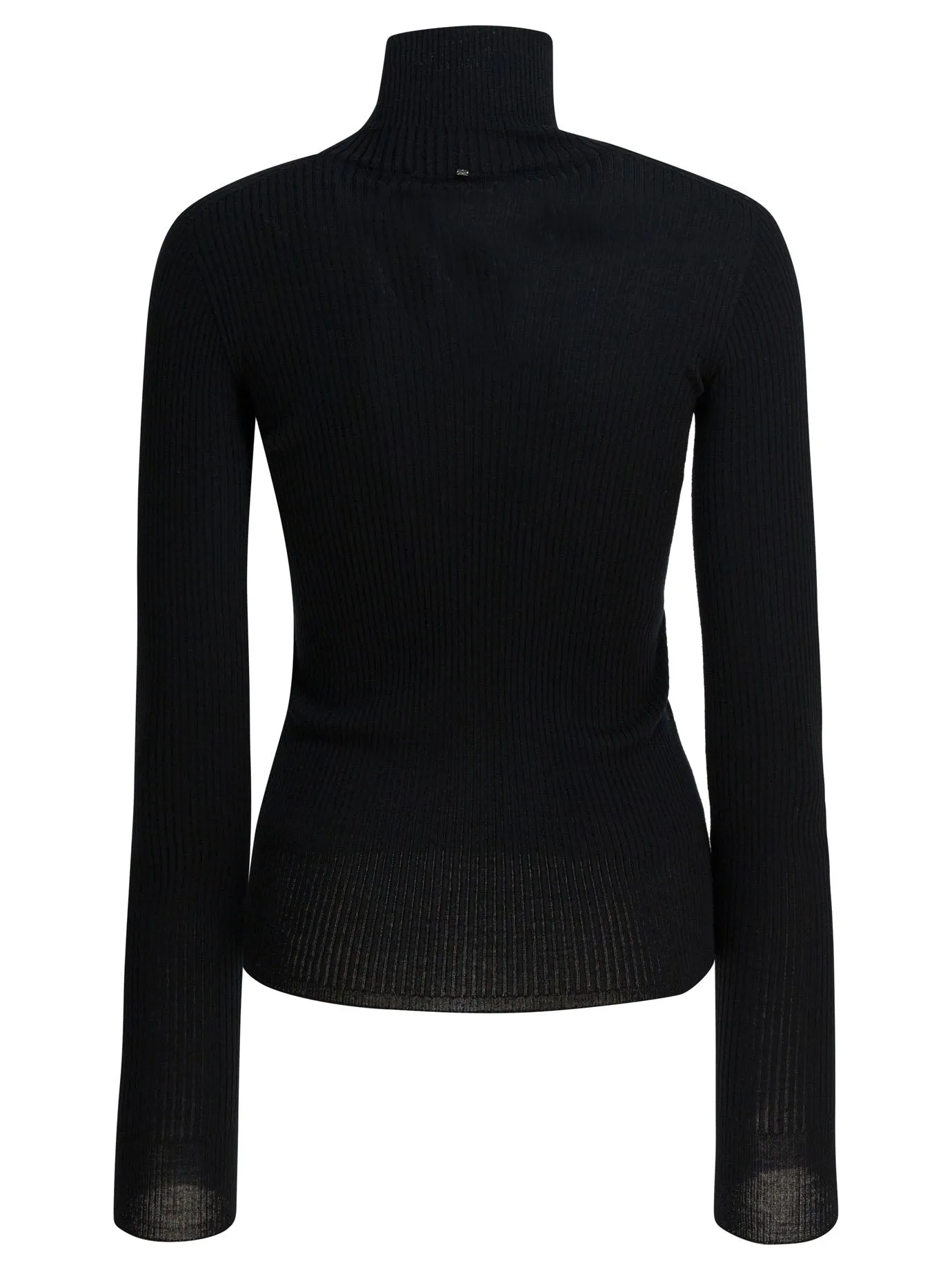 Virgin Wool Turtleneck Knitwear Black sold by Wanan Luxury product image thumbnail 2