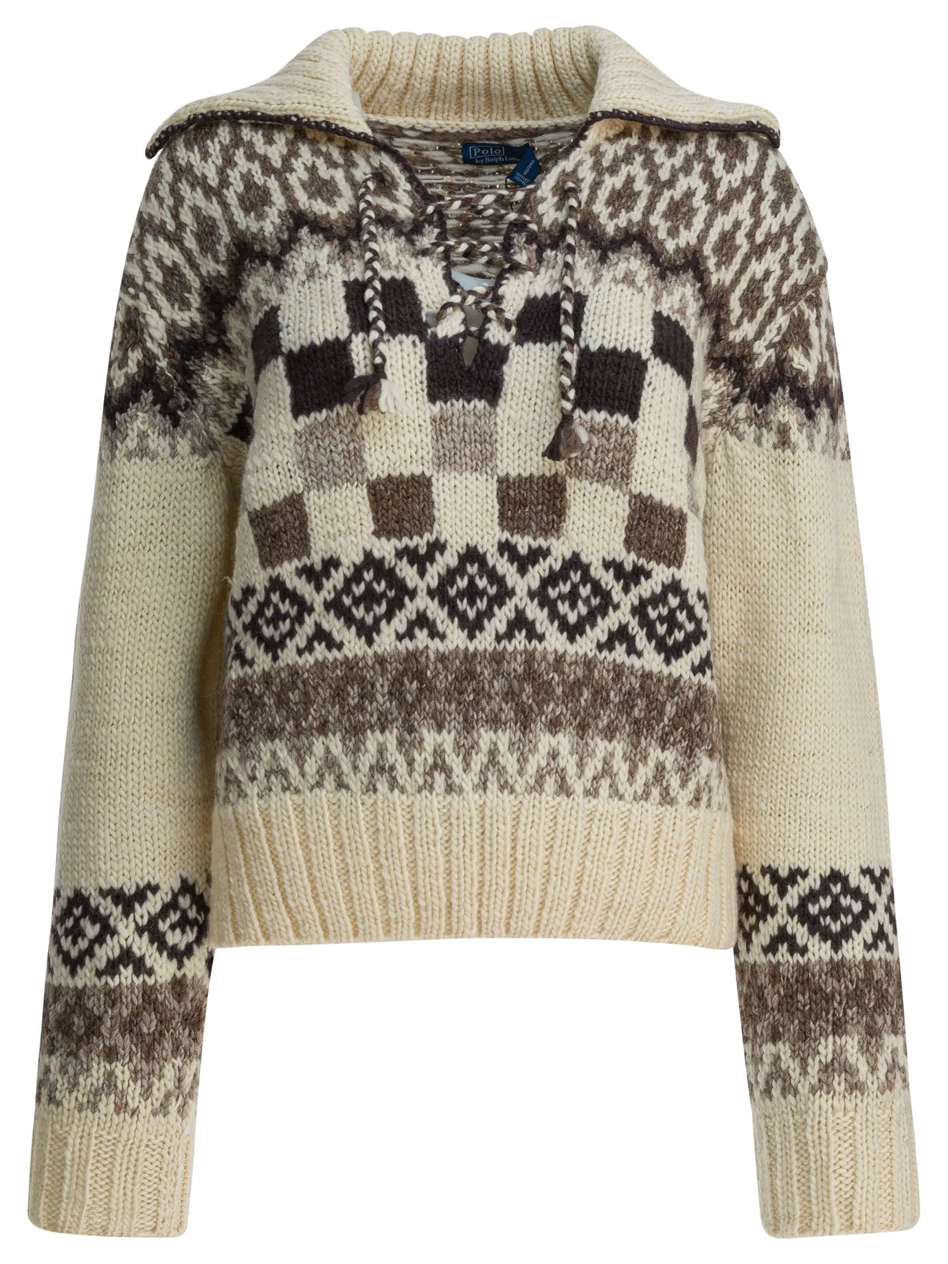 Wool Sweater Knitwear Beige sold by Wanan Luxury