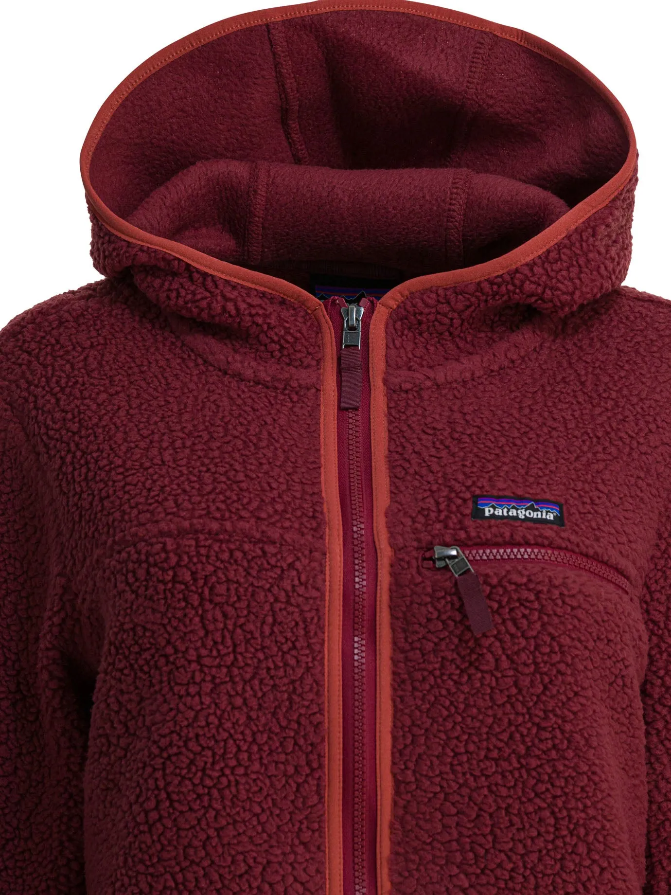 Retro Pile Fleece Jackets And Coats Bordeaux sold by Wanan Luxury product image thumbnail 3