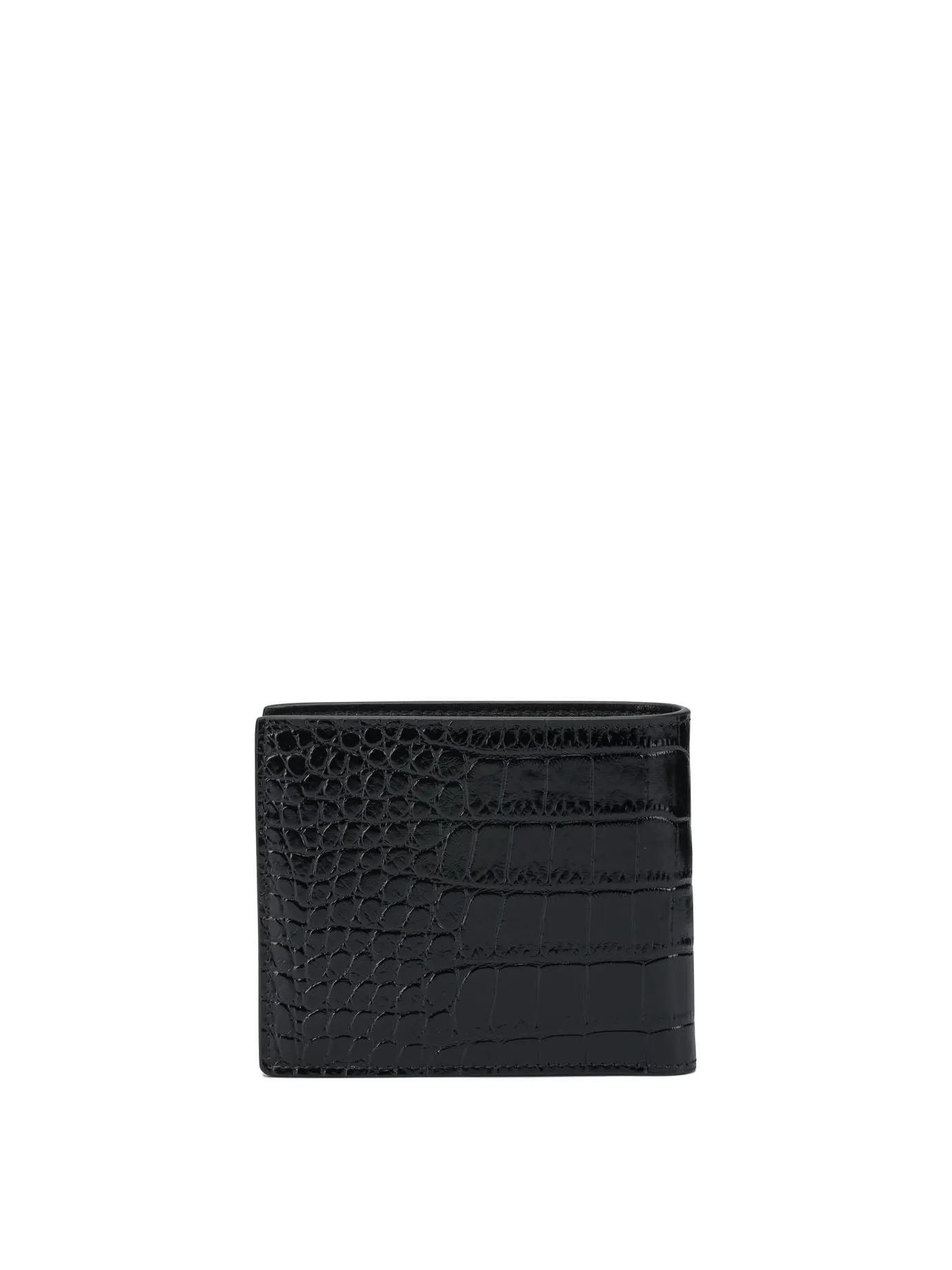 Crocodile Print Leather Wallet Wallets & Card Holders Black sold by Wanan Luxury product image thumbnail 3