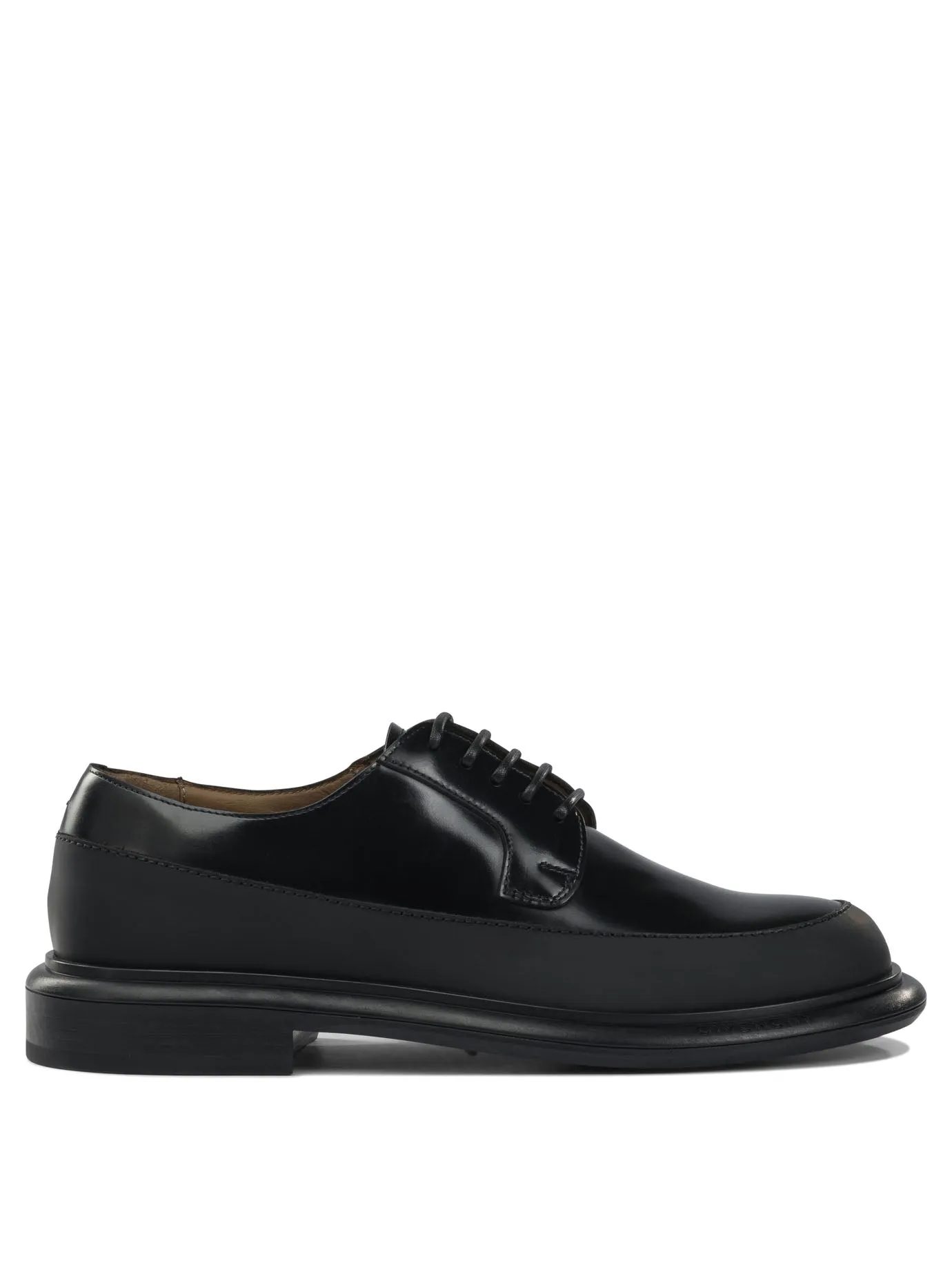 Leather Derby Lace-Ups Lace-Up Shoes Black sold by Wanan Luxury