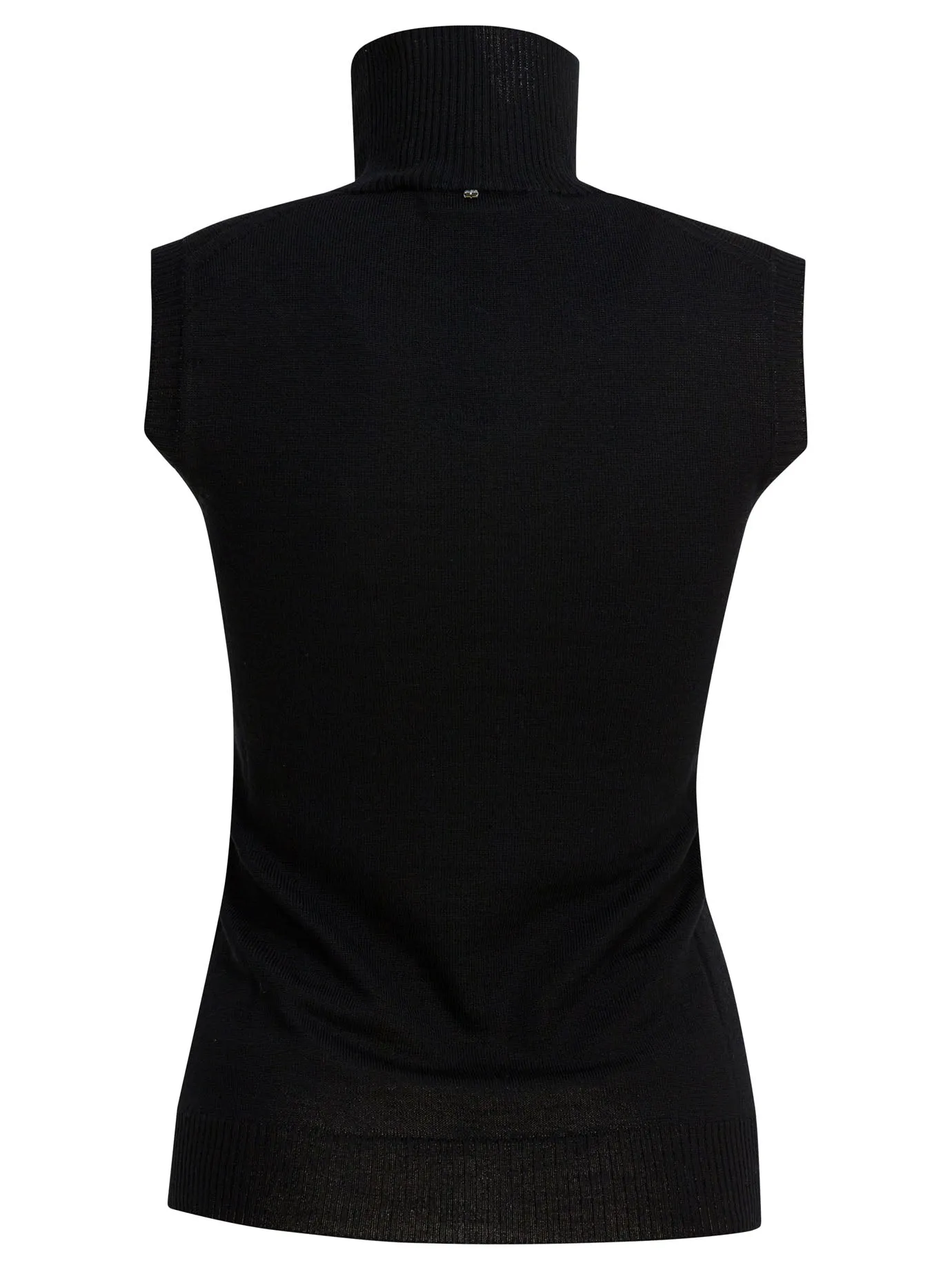 Mock Neck Sleeveless Knitwear Black sold by Wanan Luxury product image thumbnail 2
