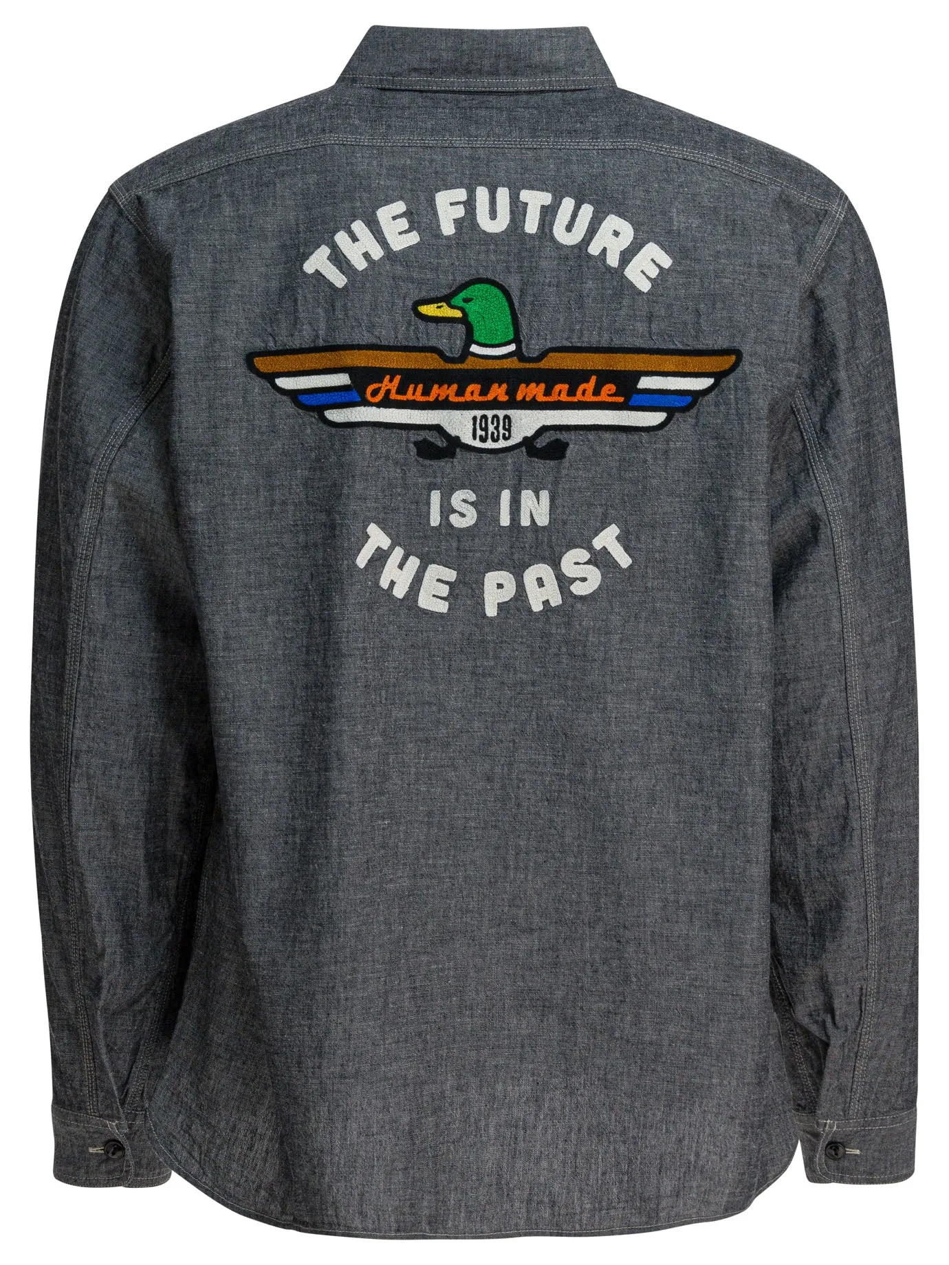 Chambray Shirt Shirts Grey sold by Wanan Luxury product image thumbnail 2