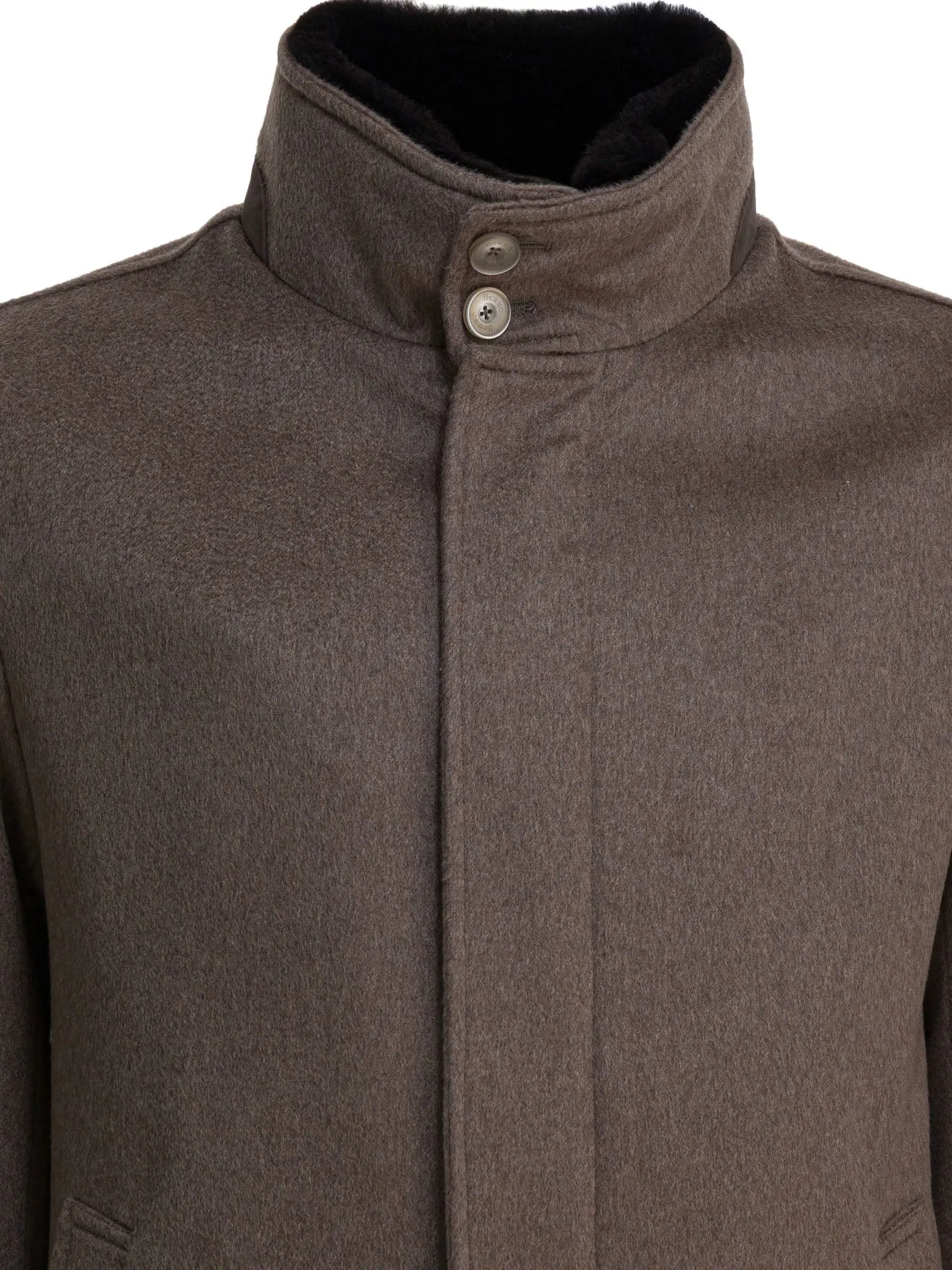 Cashmere Coat Jackets And Coats Brown sold by Wanan Luxury product image thumbnail 3